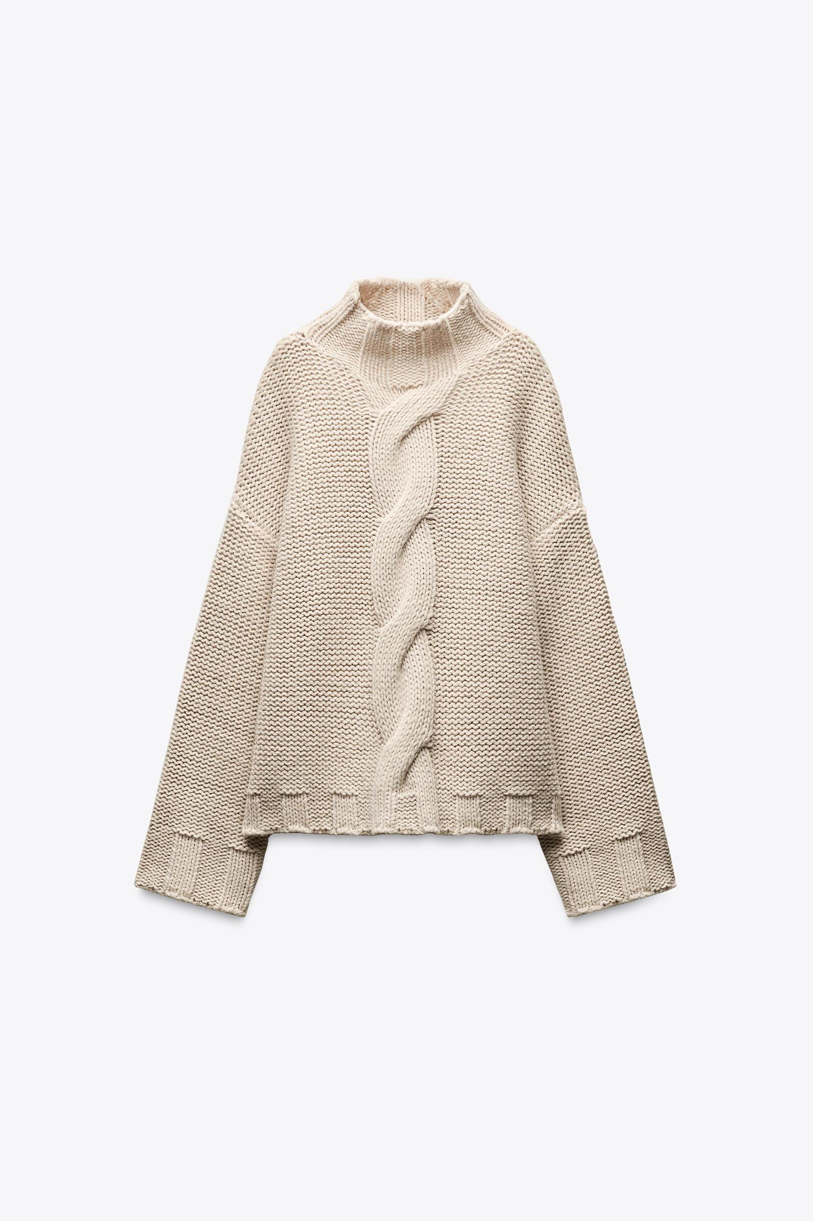 CABLE KNIT SWEATER Product Image