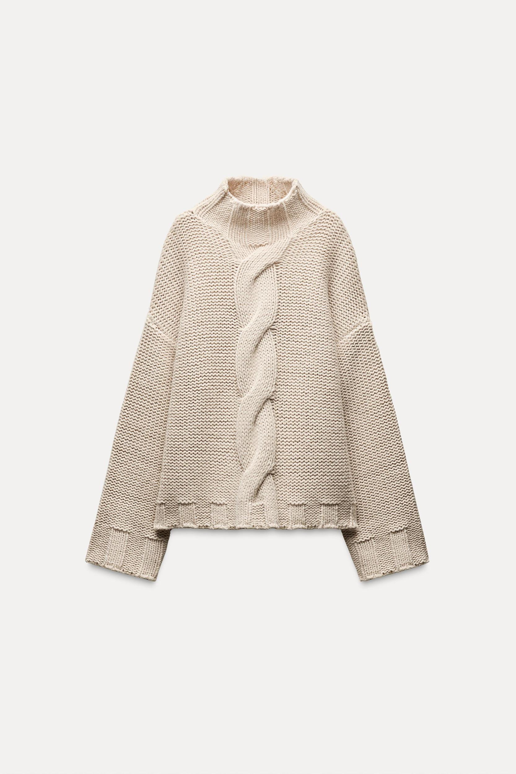 CABLE KNIT SWEATER Product Image