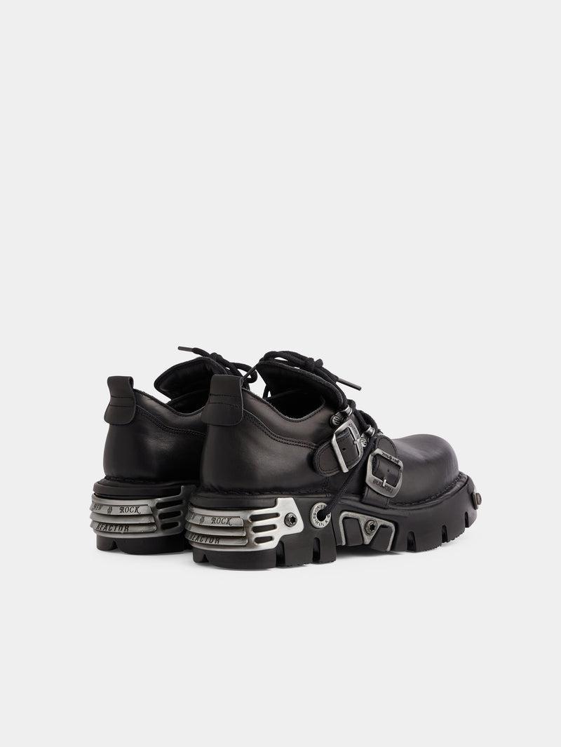 RABANNE x NEW ROCK BLACK SHOES Product Image