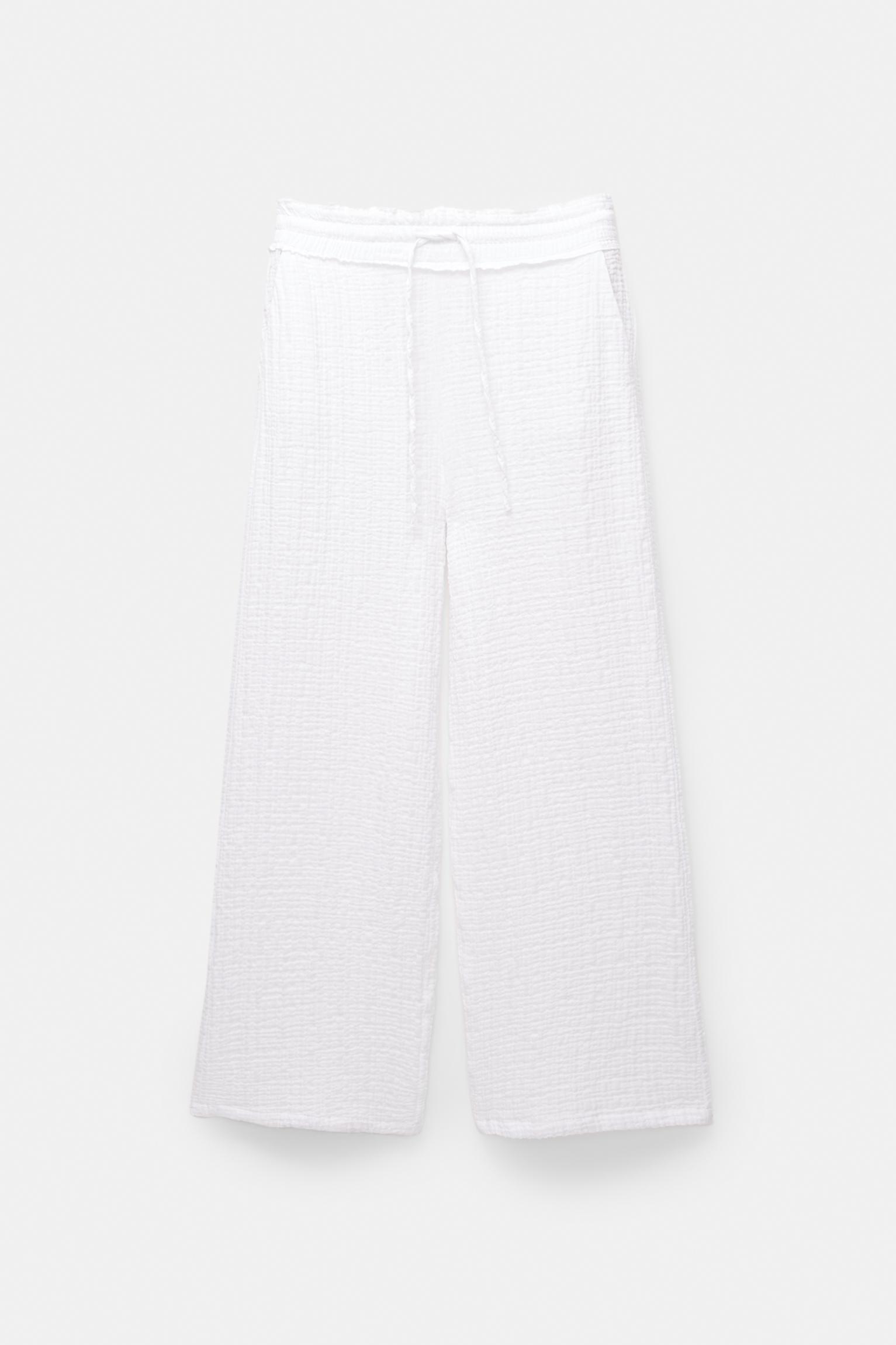 Rustic pants with elastic waistband Product Image