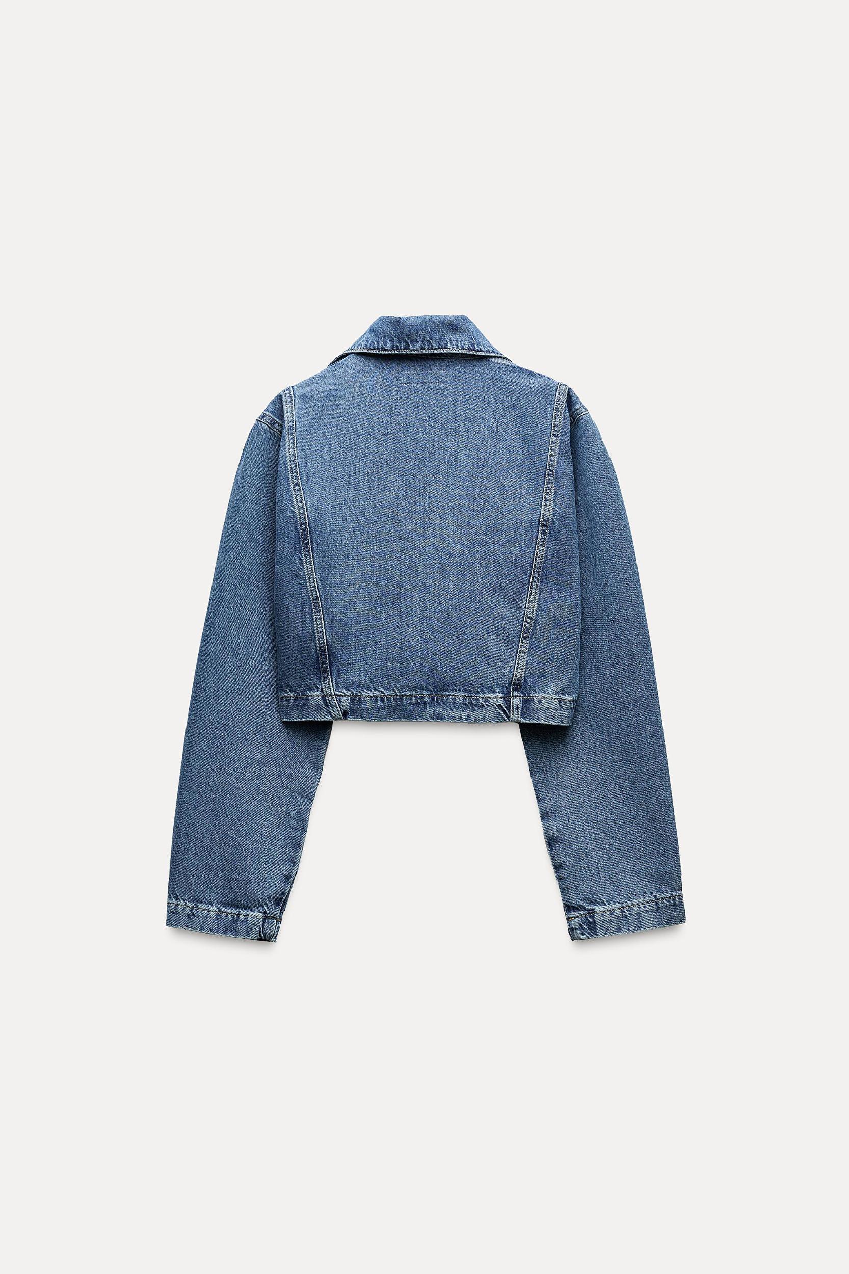 Z1975 CROPPED DENIM SHIRT Product Image