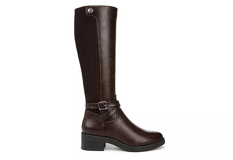 LifeStride Brittany Women's Tall Riding Boots in Regular and Wide Calf, Size: 10 Wide, Brown Product Image