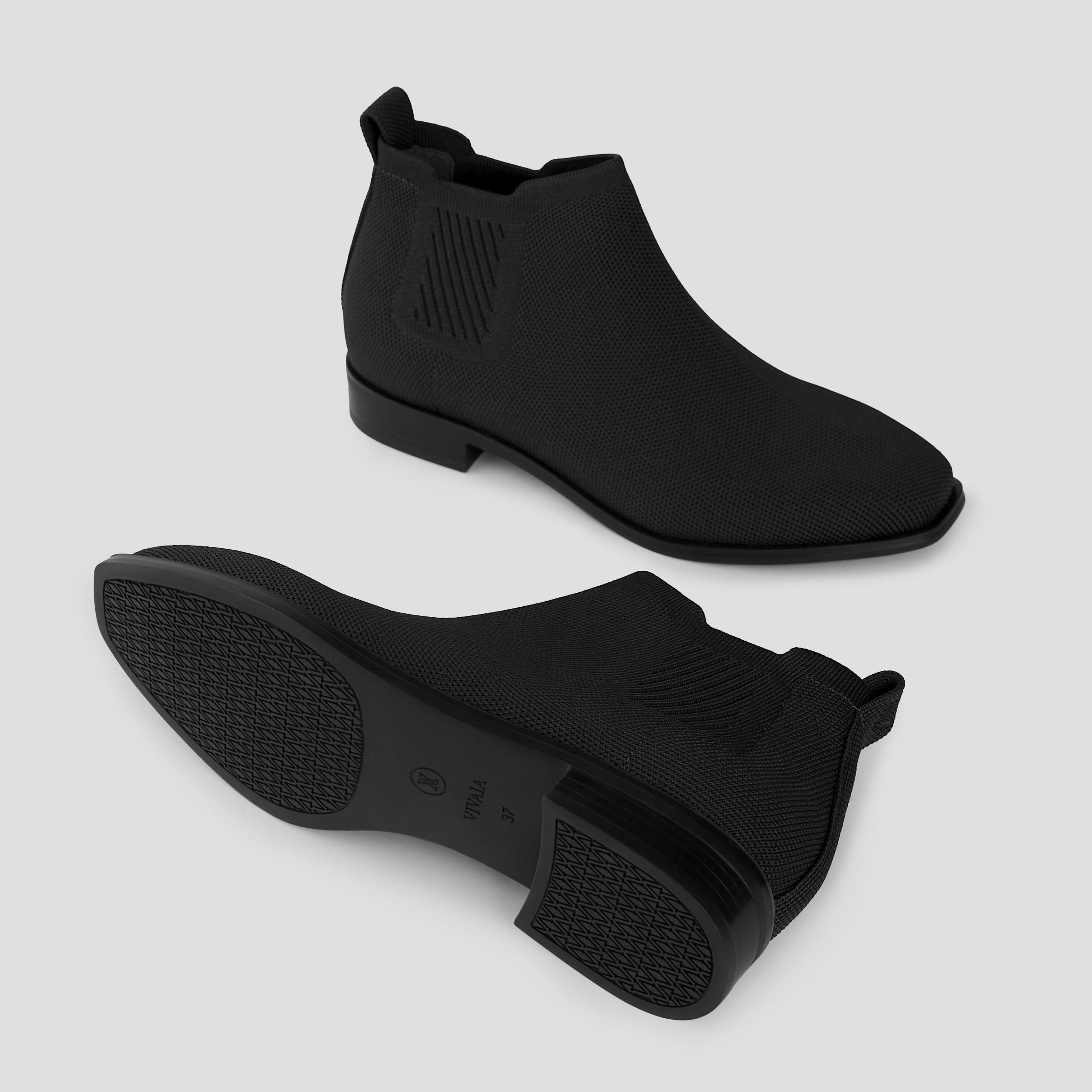 Square-Toe Water-Repellent Ankle Boots (Ryan Pro) Product Image