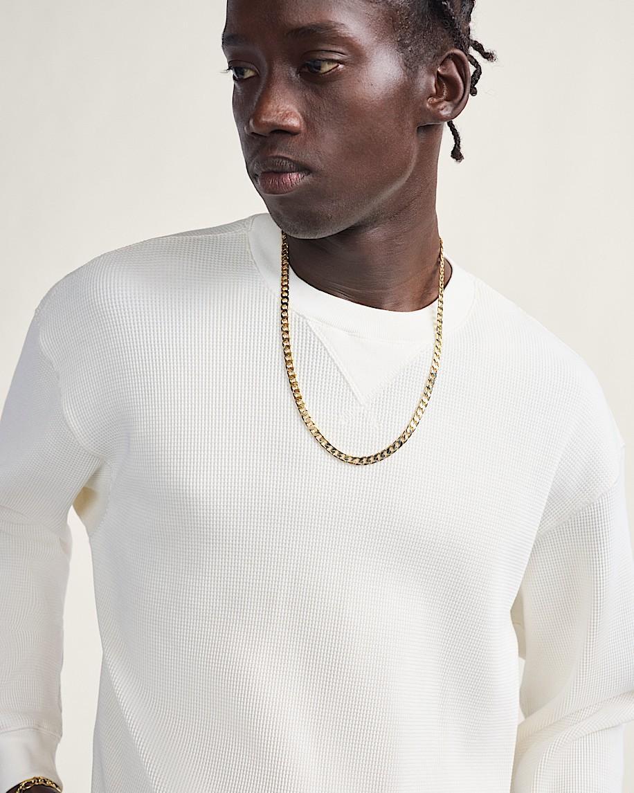 Premium Long Sleeve Thermal Shirt in Egret White| Vans US Product Image