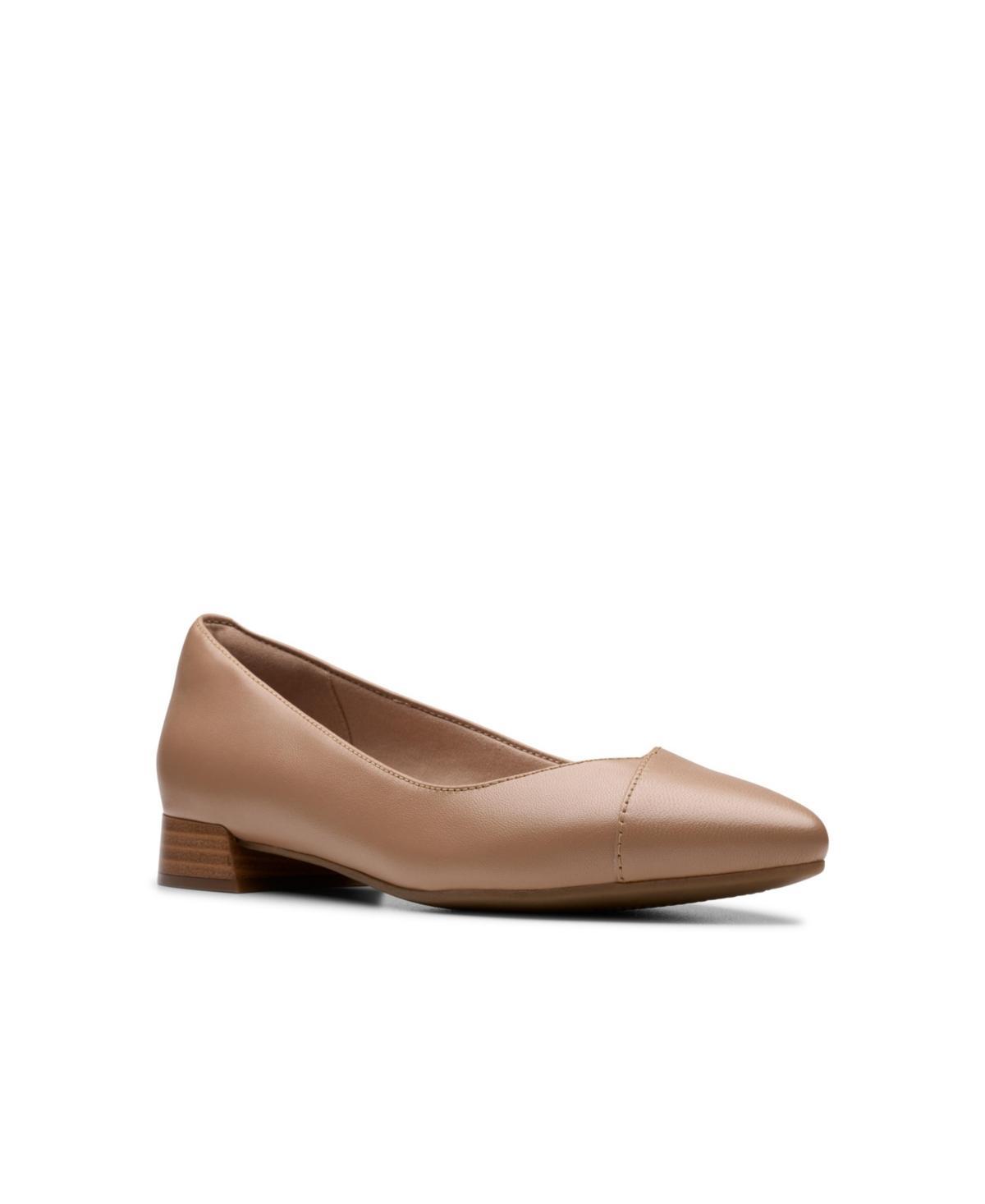 Clarks® Natalyn Wish Women's Leather Slip-On Loafer Shoes, Size: 6.5, Black Product Image