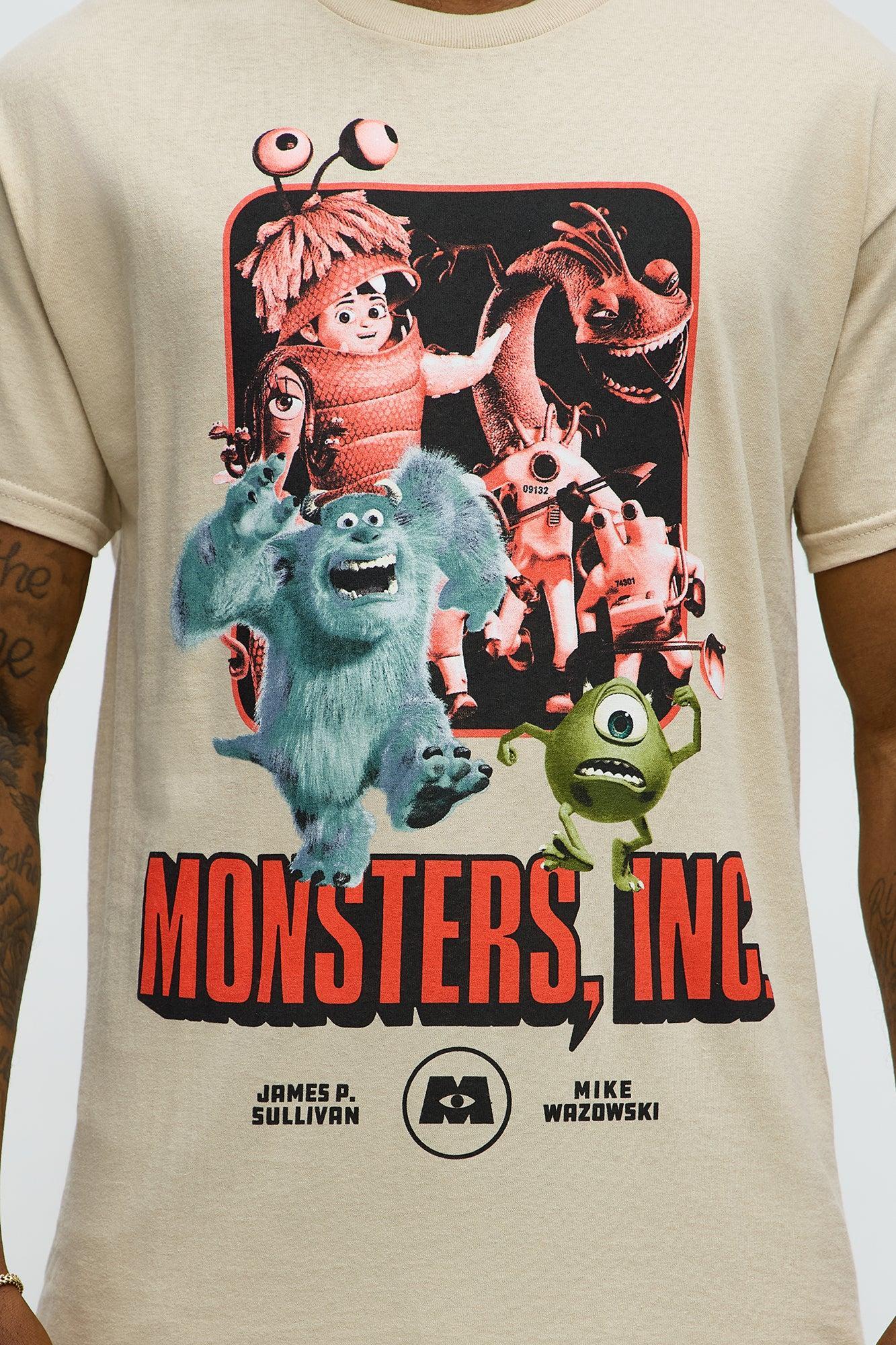 Disney Monsters Inc Short Sleeve Tee - Sand Product Image