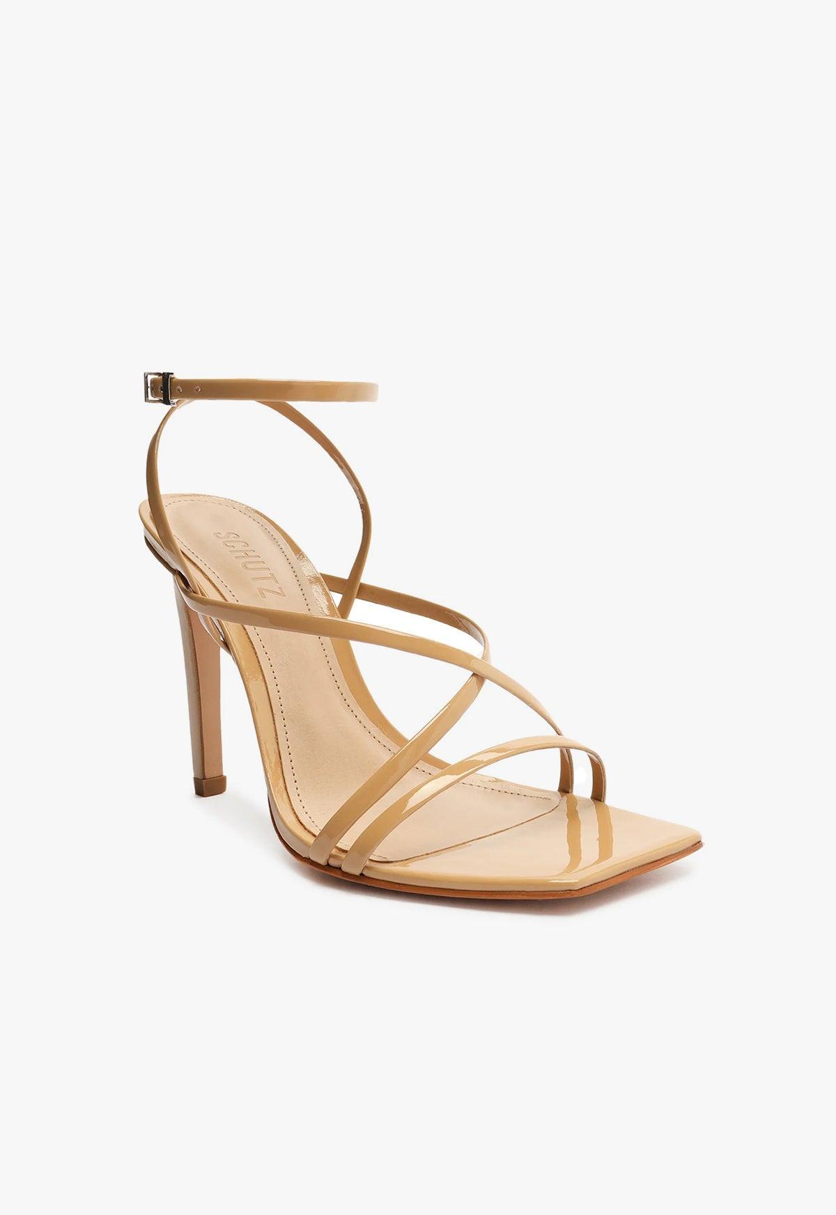 Schutz Bari Leather Strappy Heel Womens at Urban Outfitters Product Image