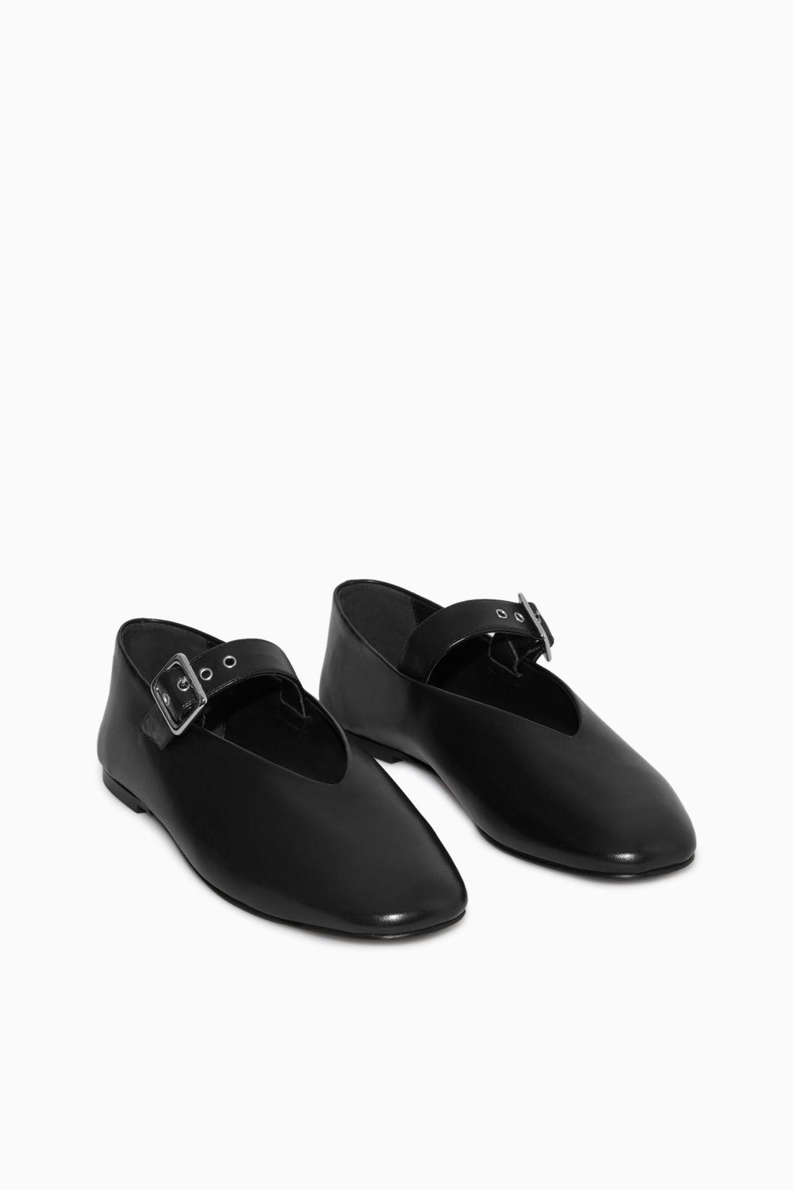 BUCKLED BALLET FLATS Product Image