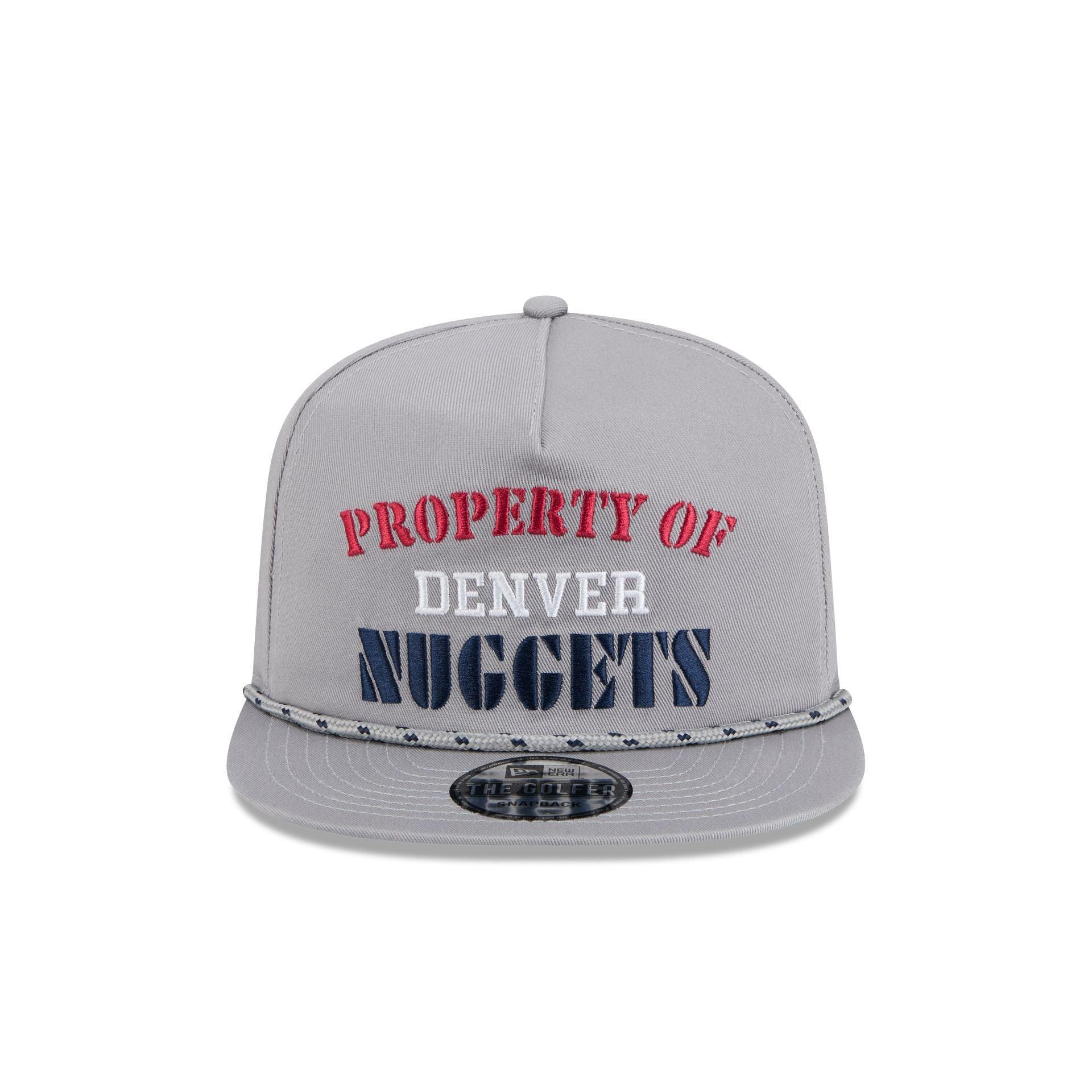 Denver Nuggets Vintage Gray Rope Golfer Hat Male Product Image