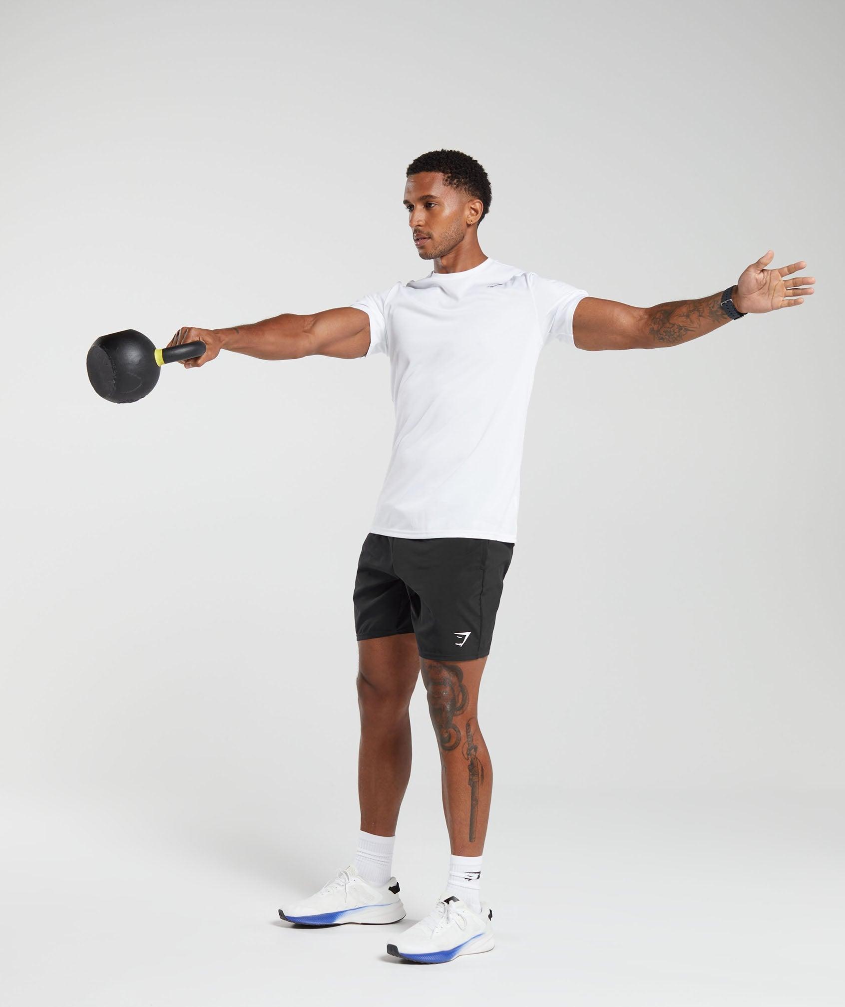 Gymshark Arrival T-Shirt - White Male Product Image