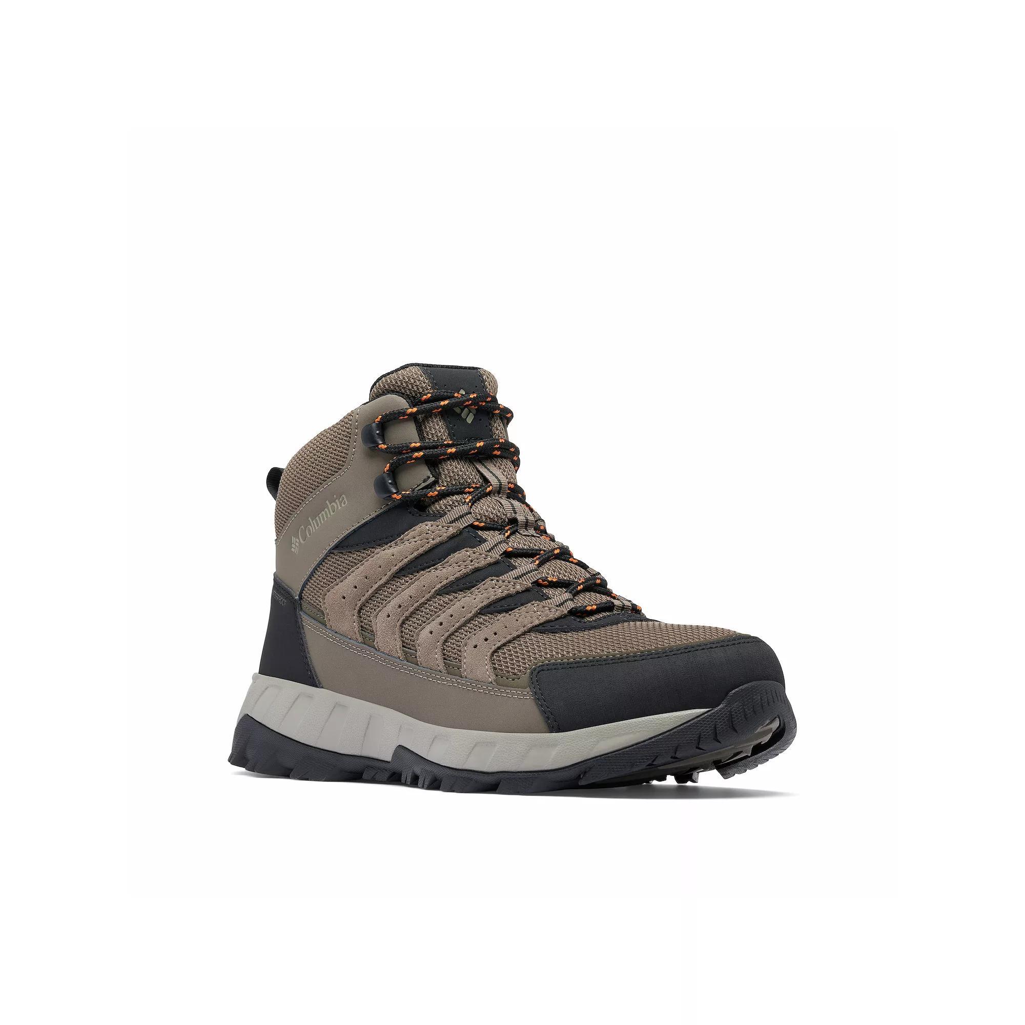 Columbia Strata Men's Waterproof Hiking Boots, Size: 11.5 Wide, Black Elk Product Image