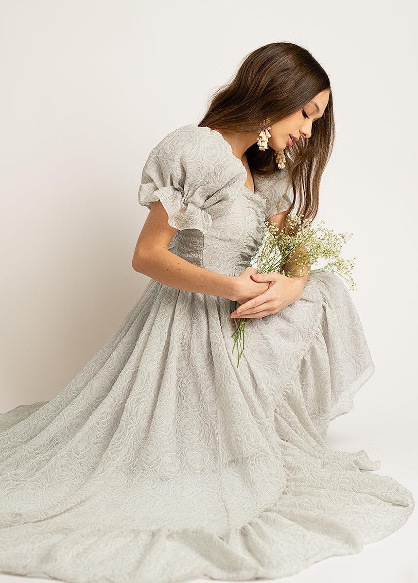 Swan Impact Dress in Smoke Female Product Image