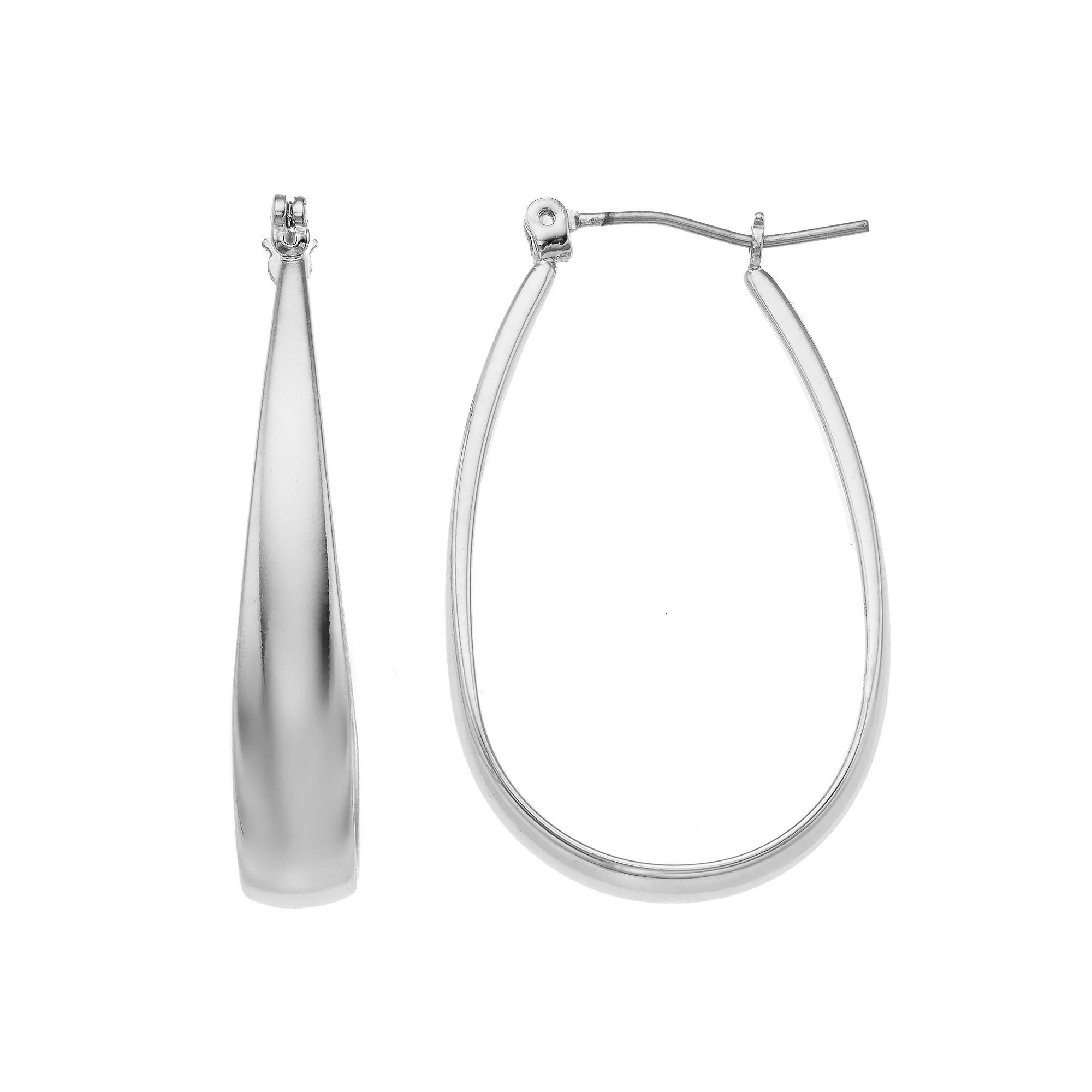 Napier Oval Hoop Earring, Womens, Gold Tone Product Image