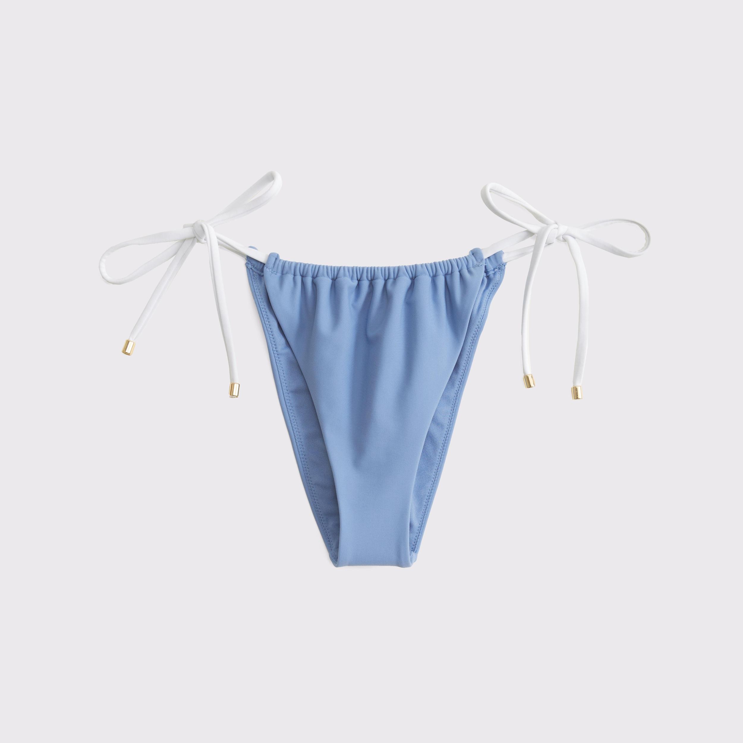 Low Rise Ruched Tie-Side Cheeky Bottom Product Image