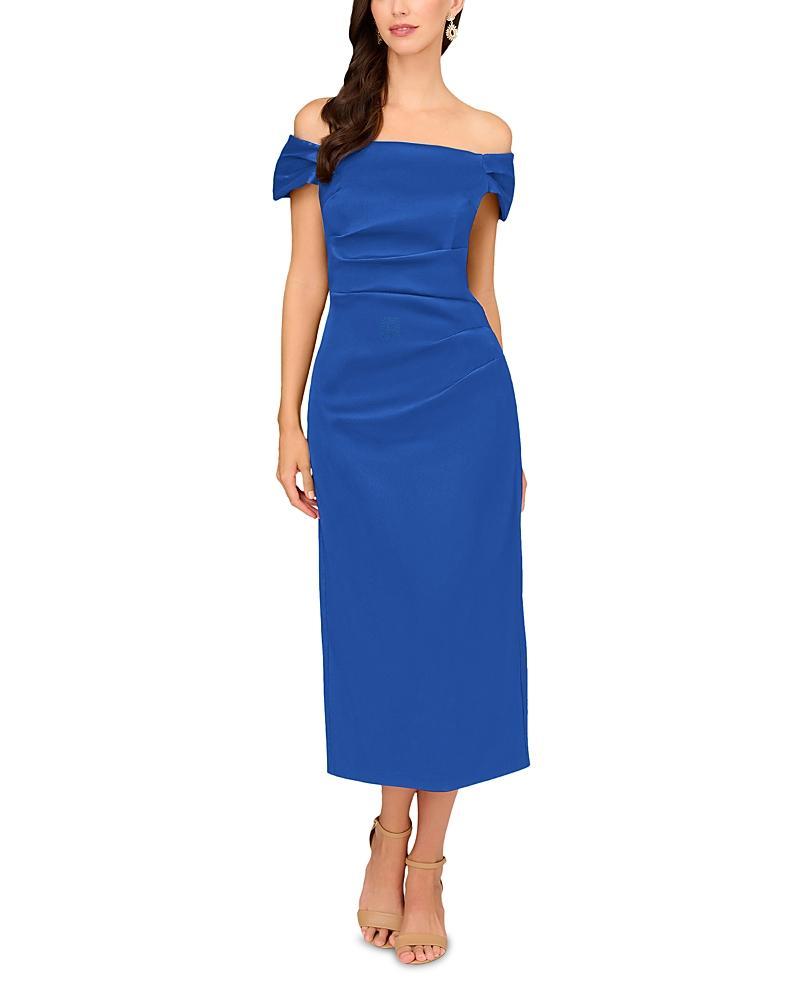 Aidan Mattox Off The Shoulder Sheath Dress Product Image