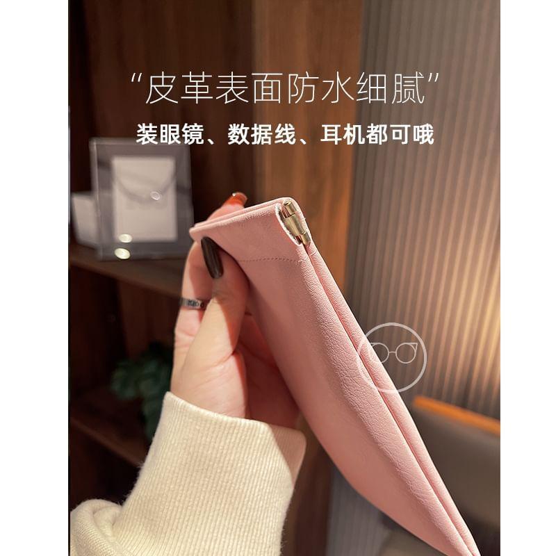 Faux Leather Glasses Case Product Image