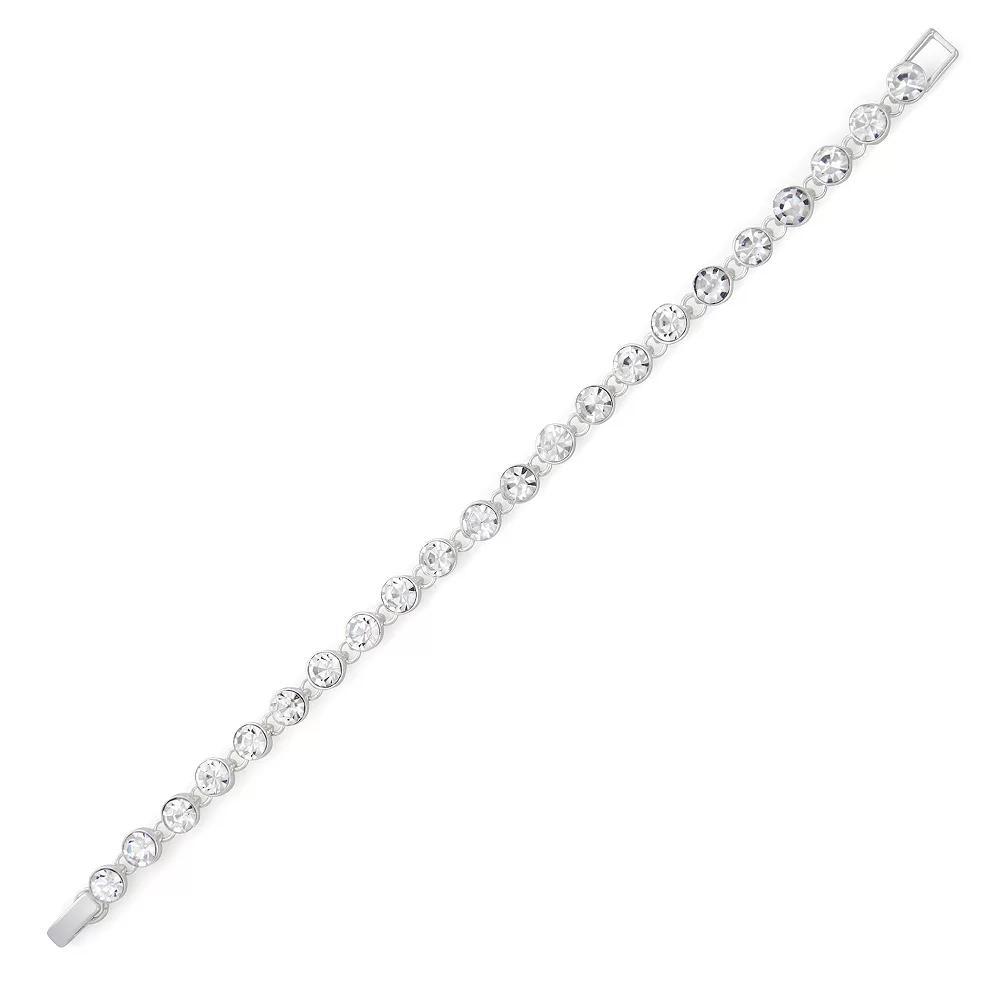 Nine West Tennis Flex Bracelet, Womens, Silver Tone Product Image