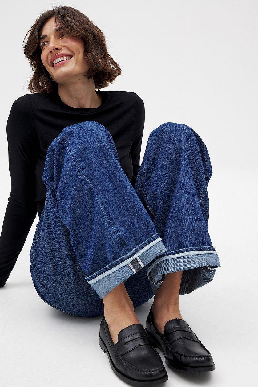 Fold Up Loose Denim Product Image