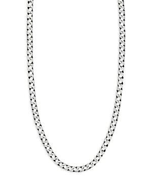 Milanesi And Co Sterling Silver Square Curb Chain Necklace, 22 Product Image