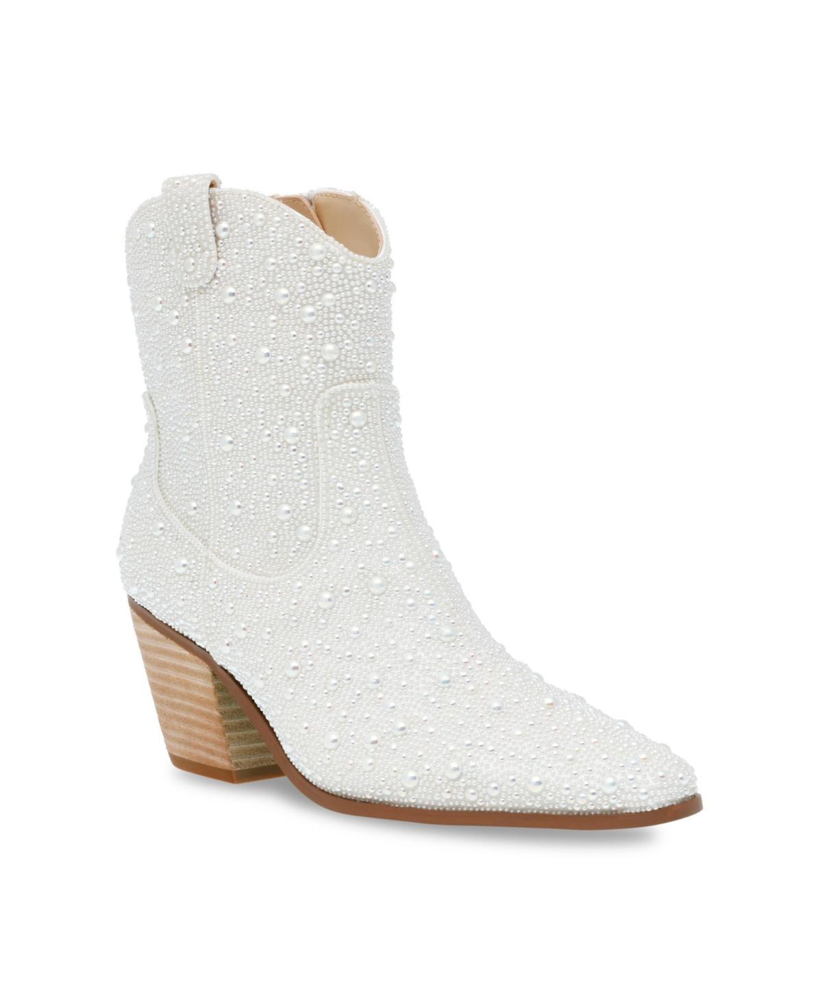 Blue by Betsey Johnson Diva Rhinestone Western Booties Product Image