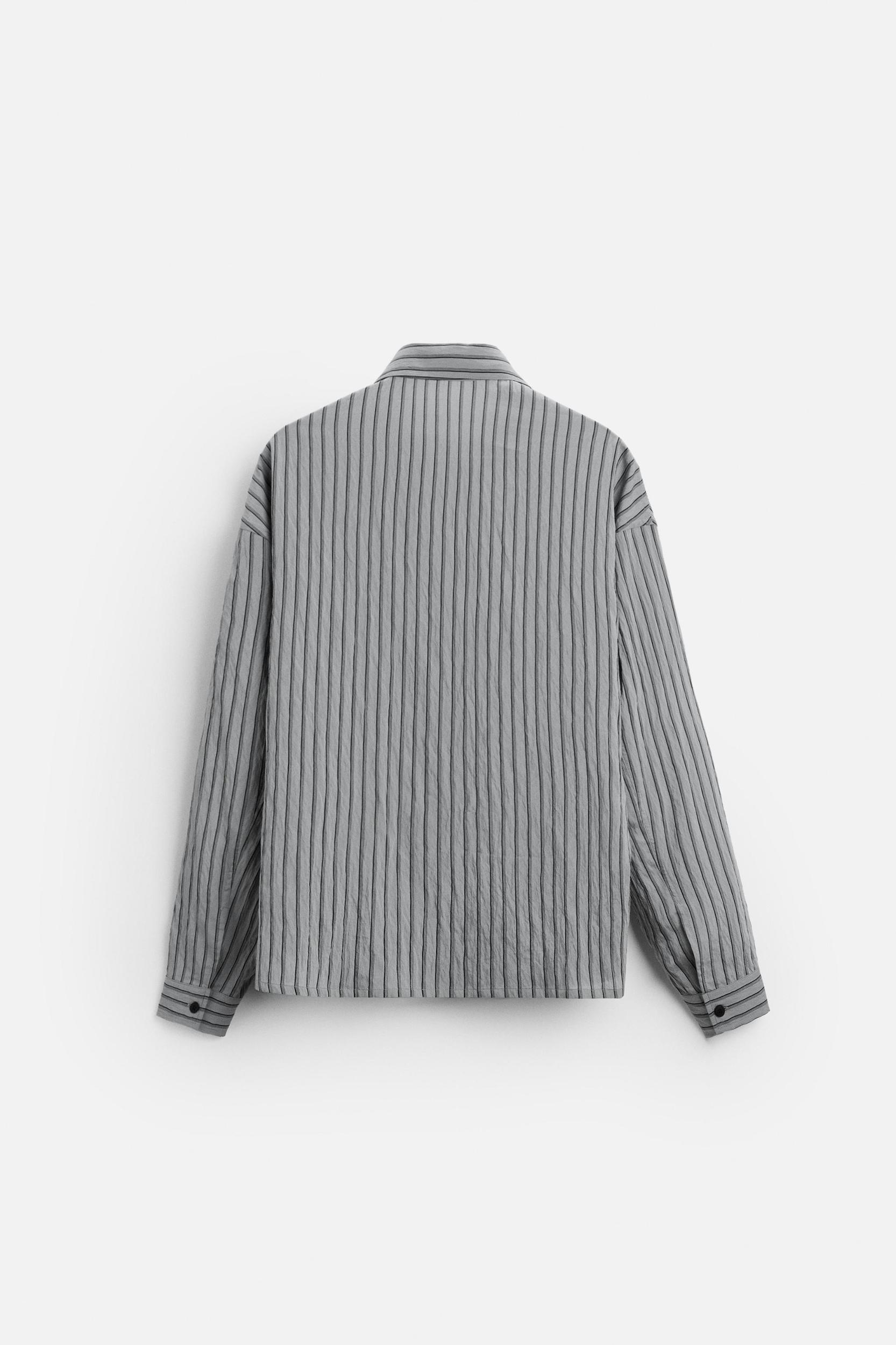 VISCOSE BLEND STRIPED SHIRT Product Image