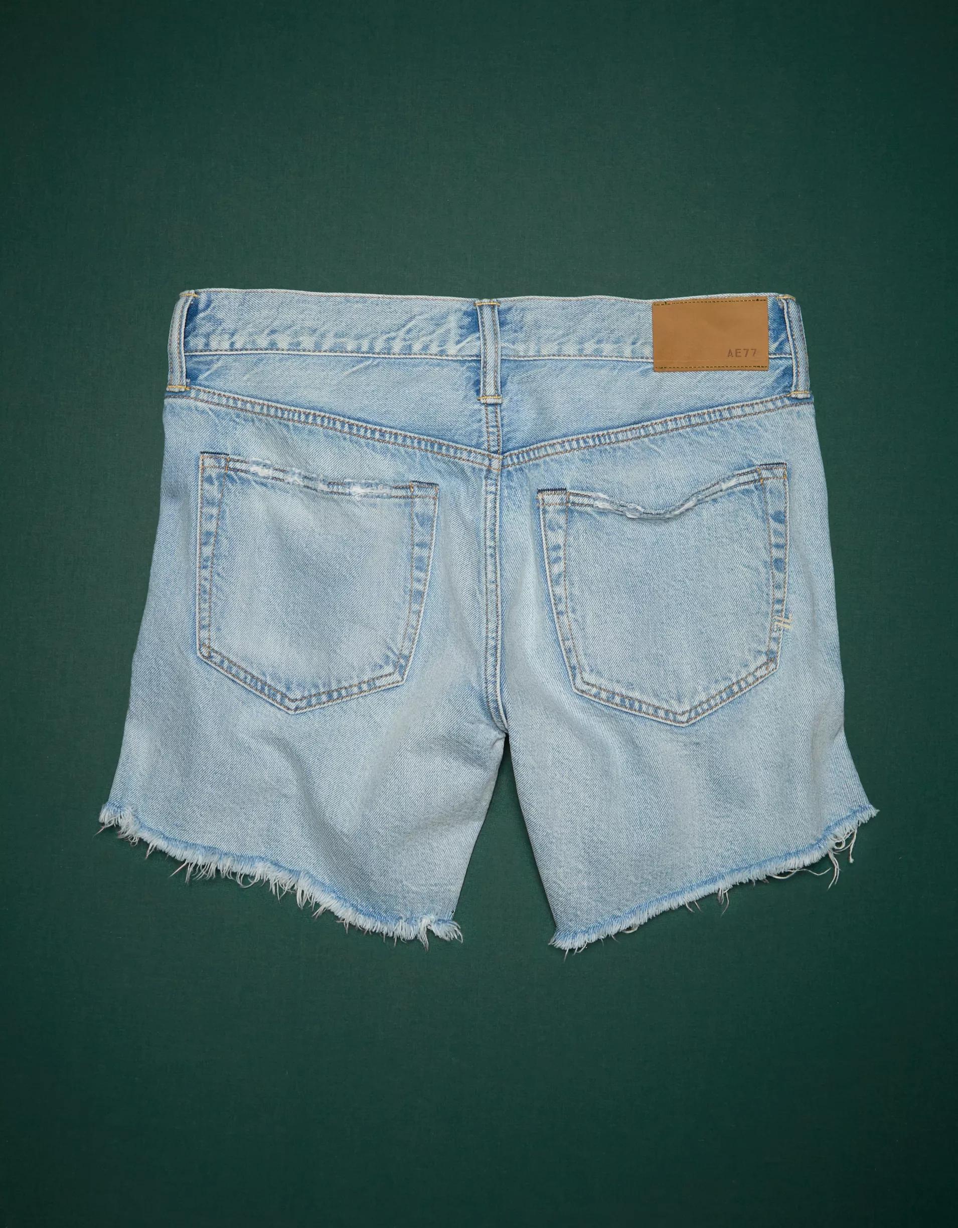 AE77 Premium Classic Long Denim Short Product Image