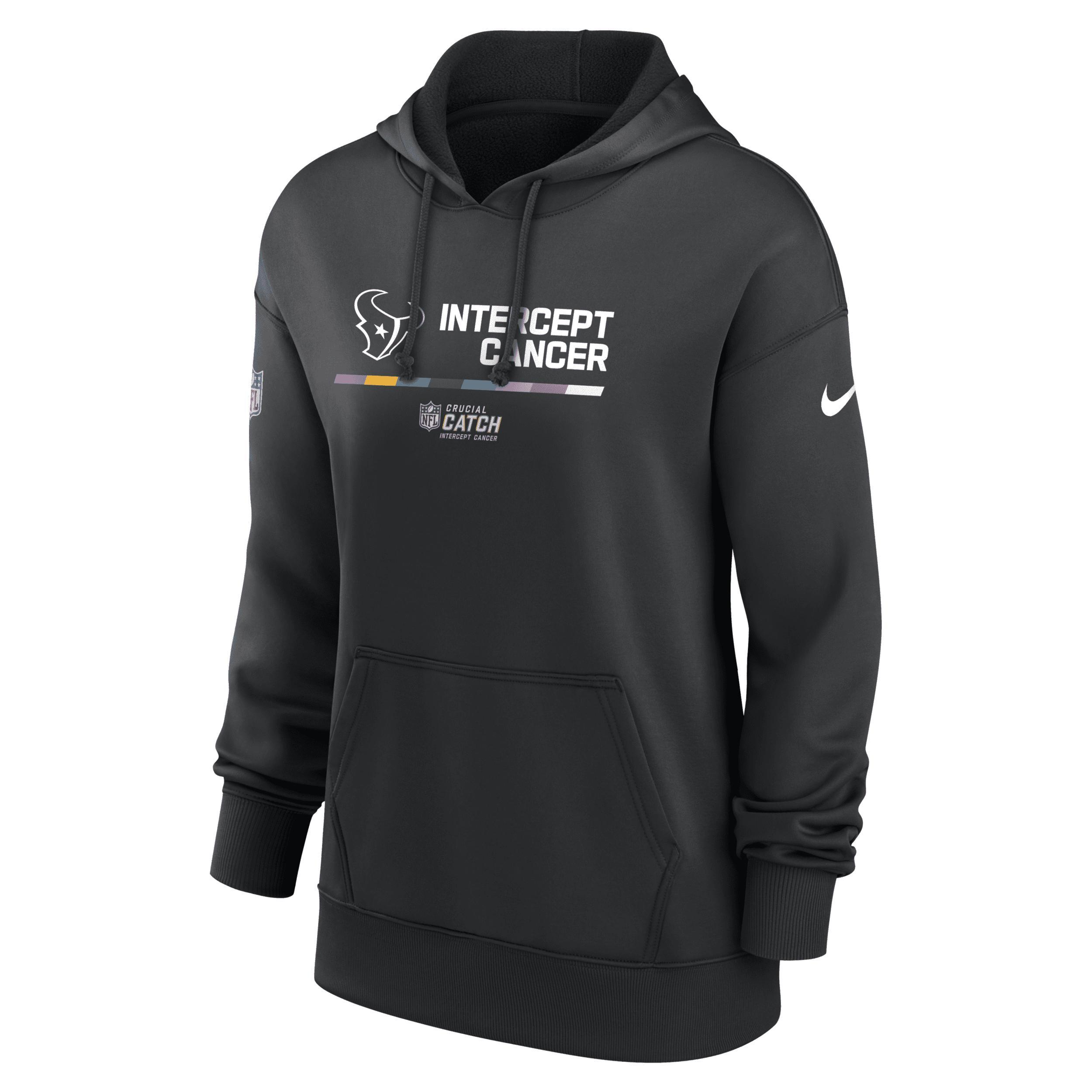 Womens Nike Los Angeles Rams 2022 NFL Crucial Catch Therma Performance Pullover Hoodie Product Image
