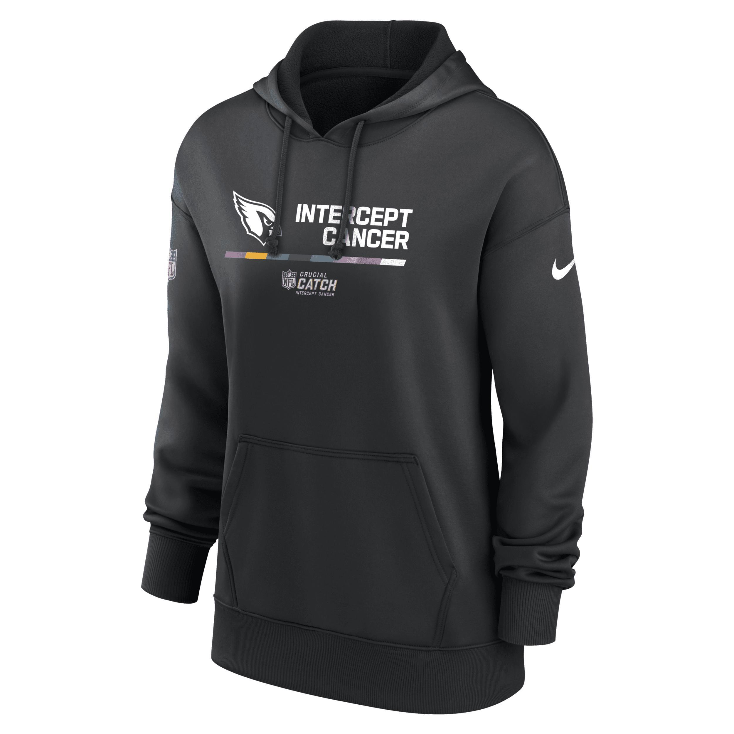 Womens Nike Los Angeles Rams 2022 NFL Crucial Catch Therma Performance Pullover Hoodie Product Image
