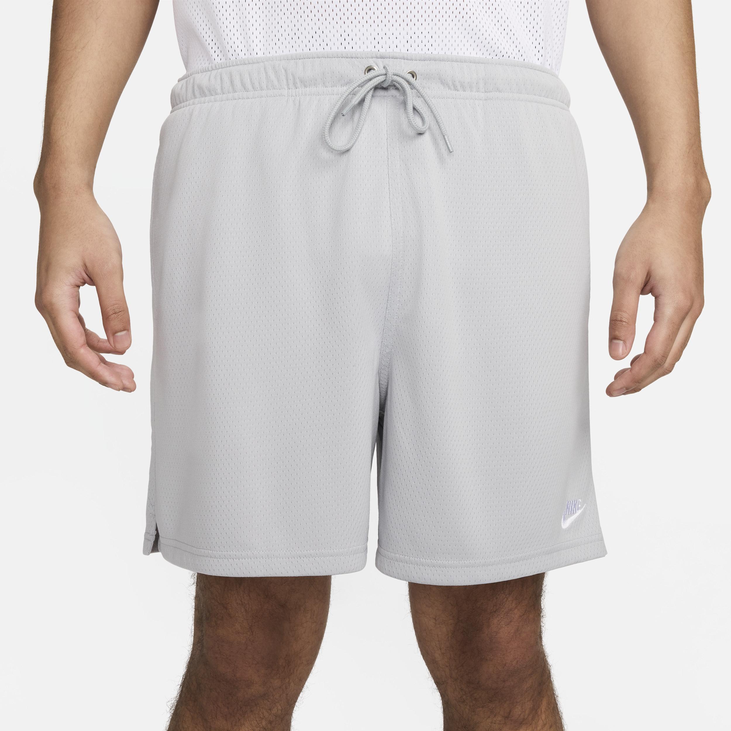 Big & Tall Nike Club Mesh Flow Shorts, Mens Light Grey Grey Product Image