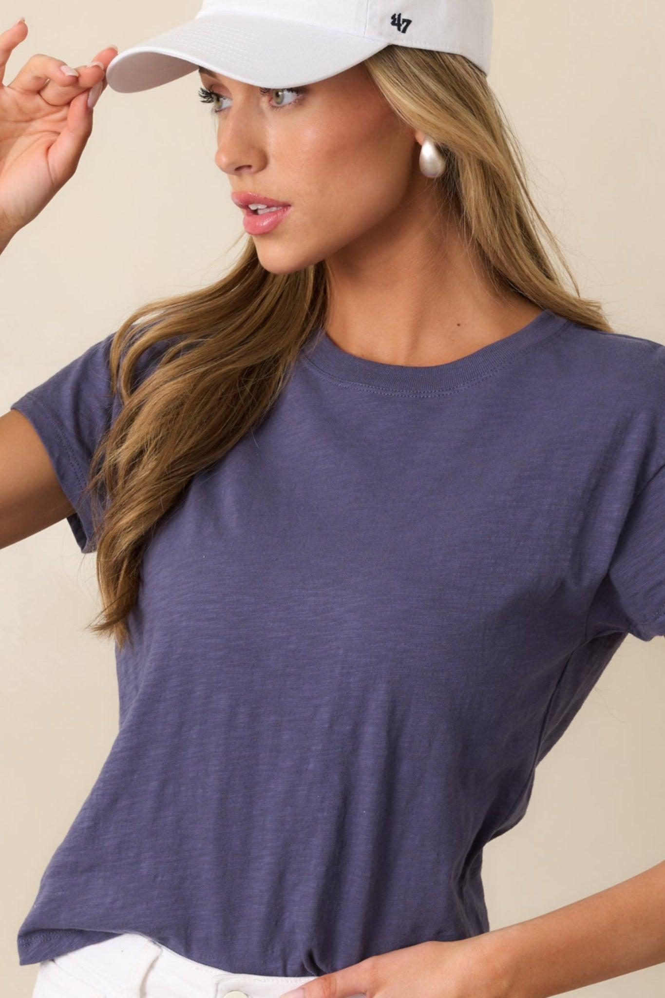 Z Supply Modern Worn Blue Slub Tee Product Image