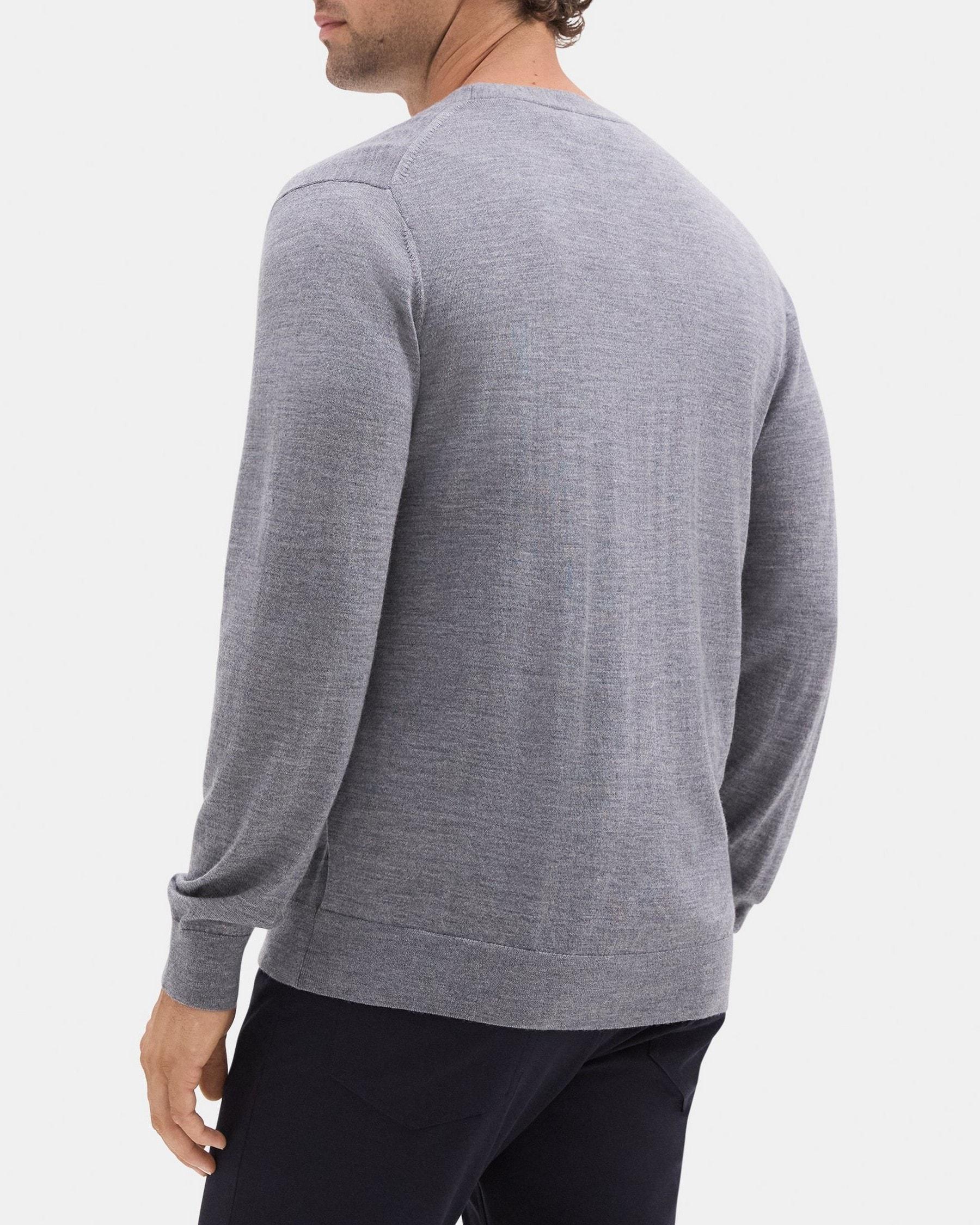V-Neck Cardigan in Merino Wool Product Image