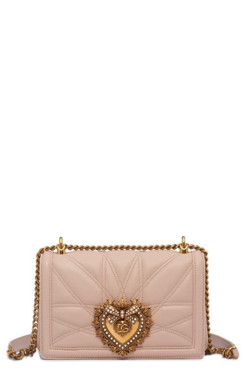 Womens Medium Devotion Quilted Leather Shoulder Bag Product Image