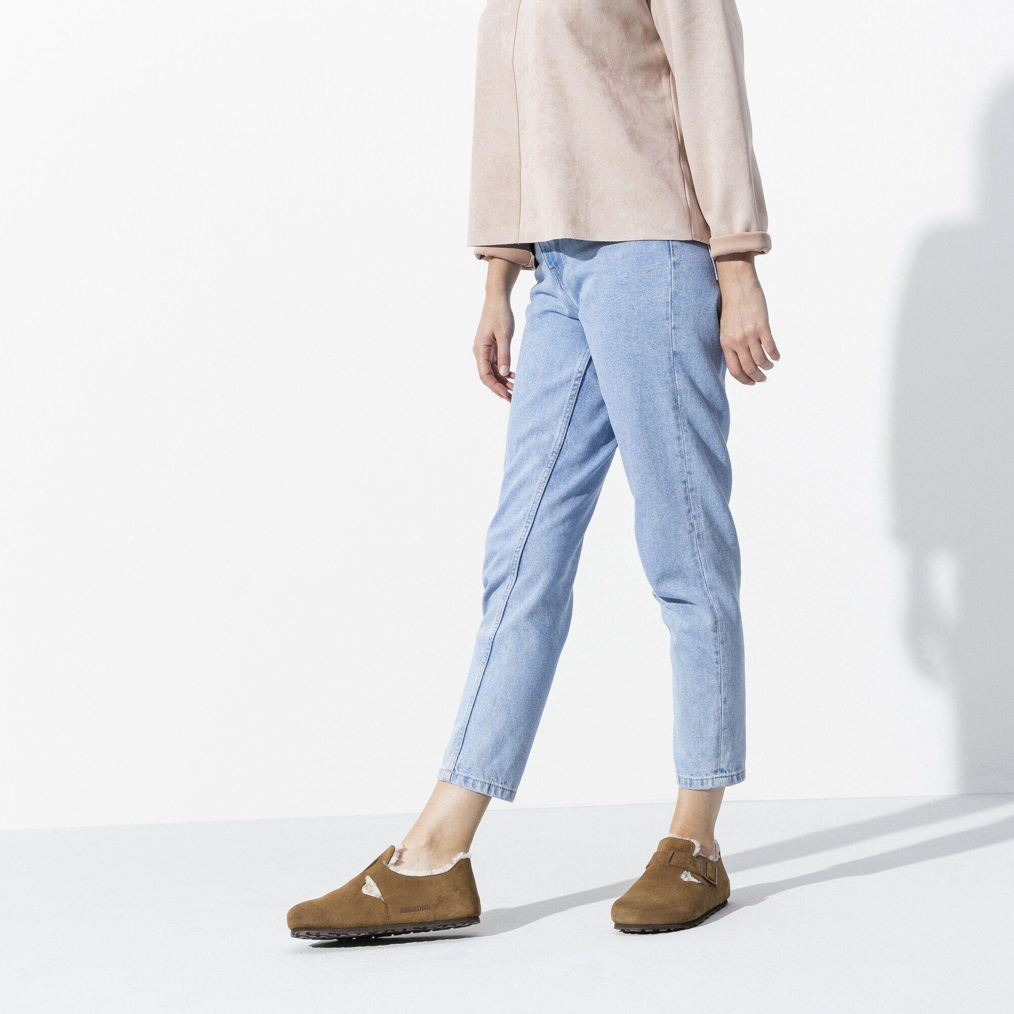 London Shearling Suede Leather Product Image