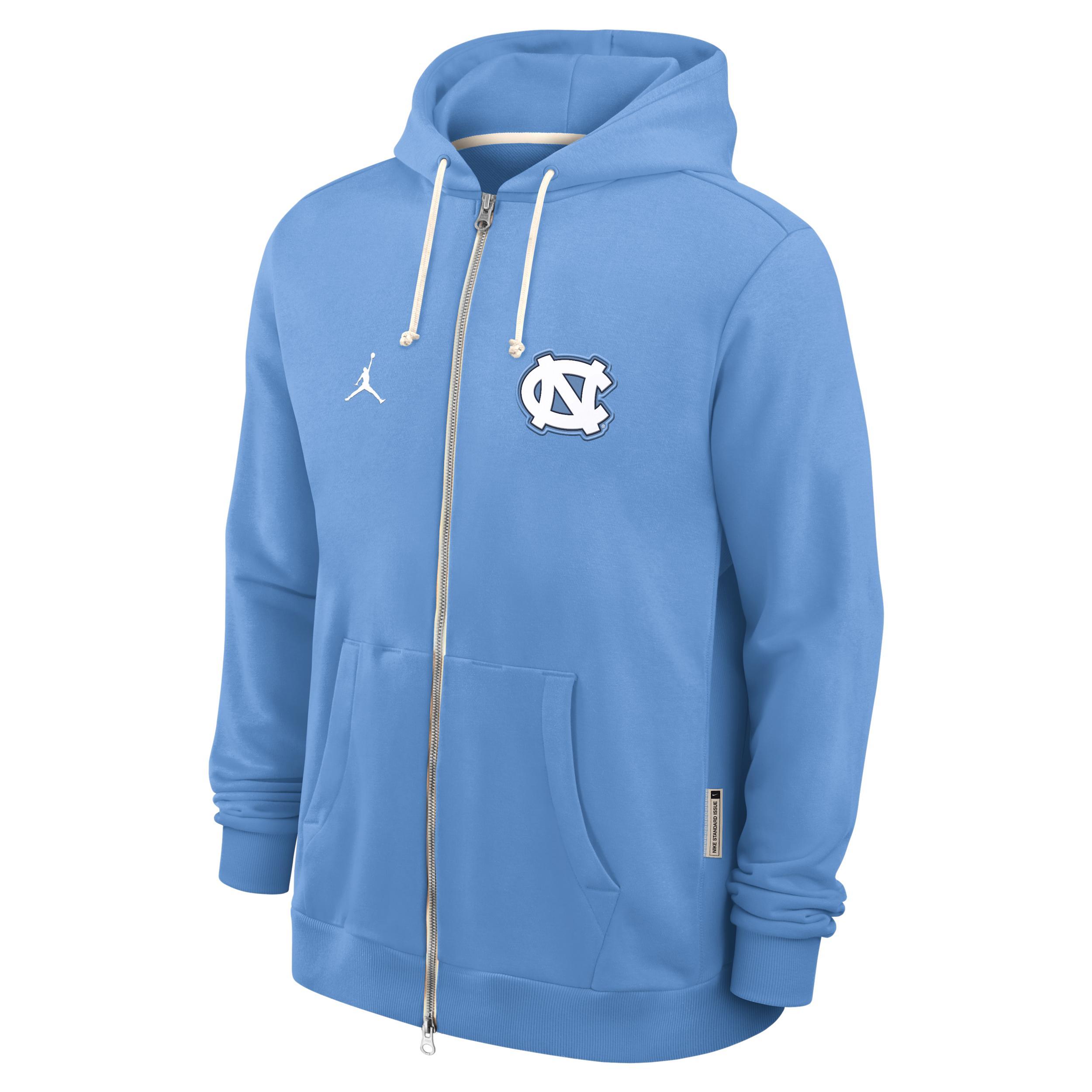 North Carolina Sideline Men's Jordan Brand Dri-FIT College Full-Zip Hoodie Product Image
