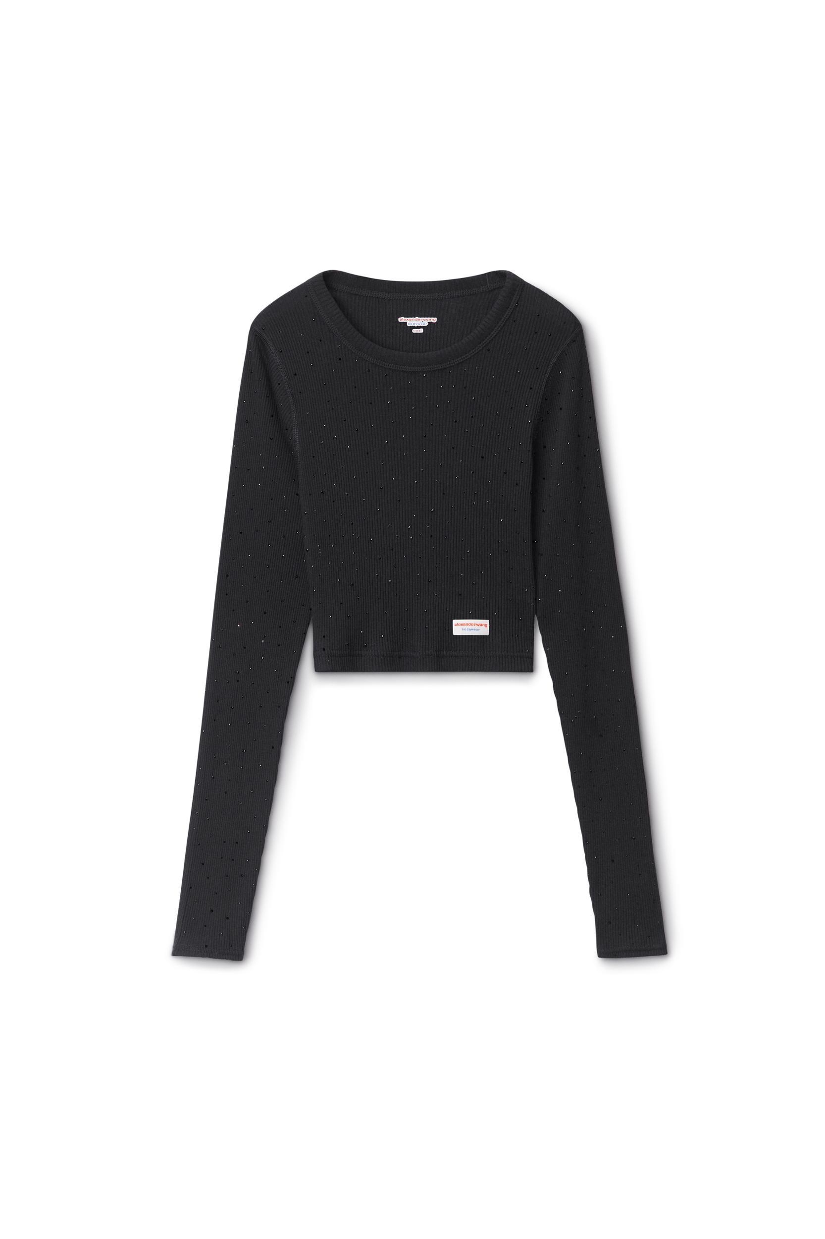 Crysal Hotfix Cami Dress In Waffle Knit Product Image