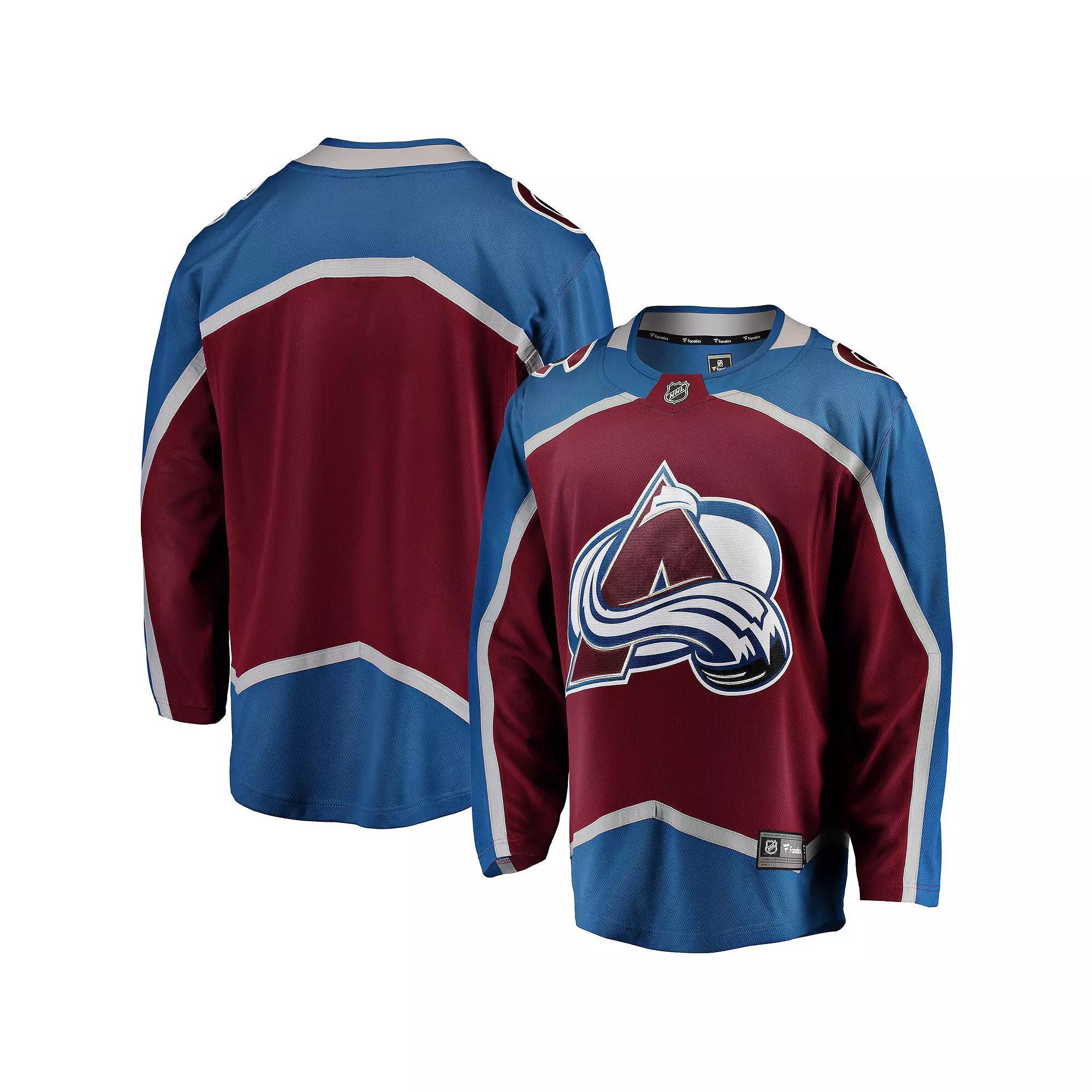 Men's Fanatics Branded Maroon Colorado Avalanche Breakaway Home Jersey, Size: XS, Red Product Image