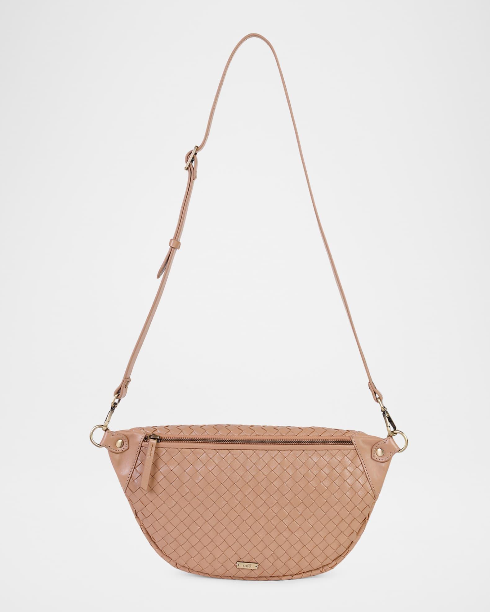 Alex Sling Woven Leather Shoulder Bag Product Image