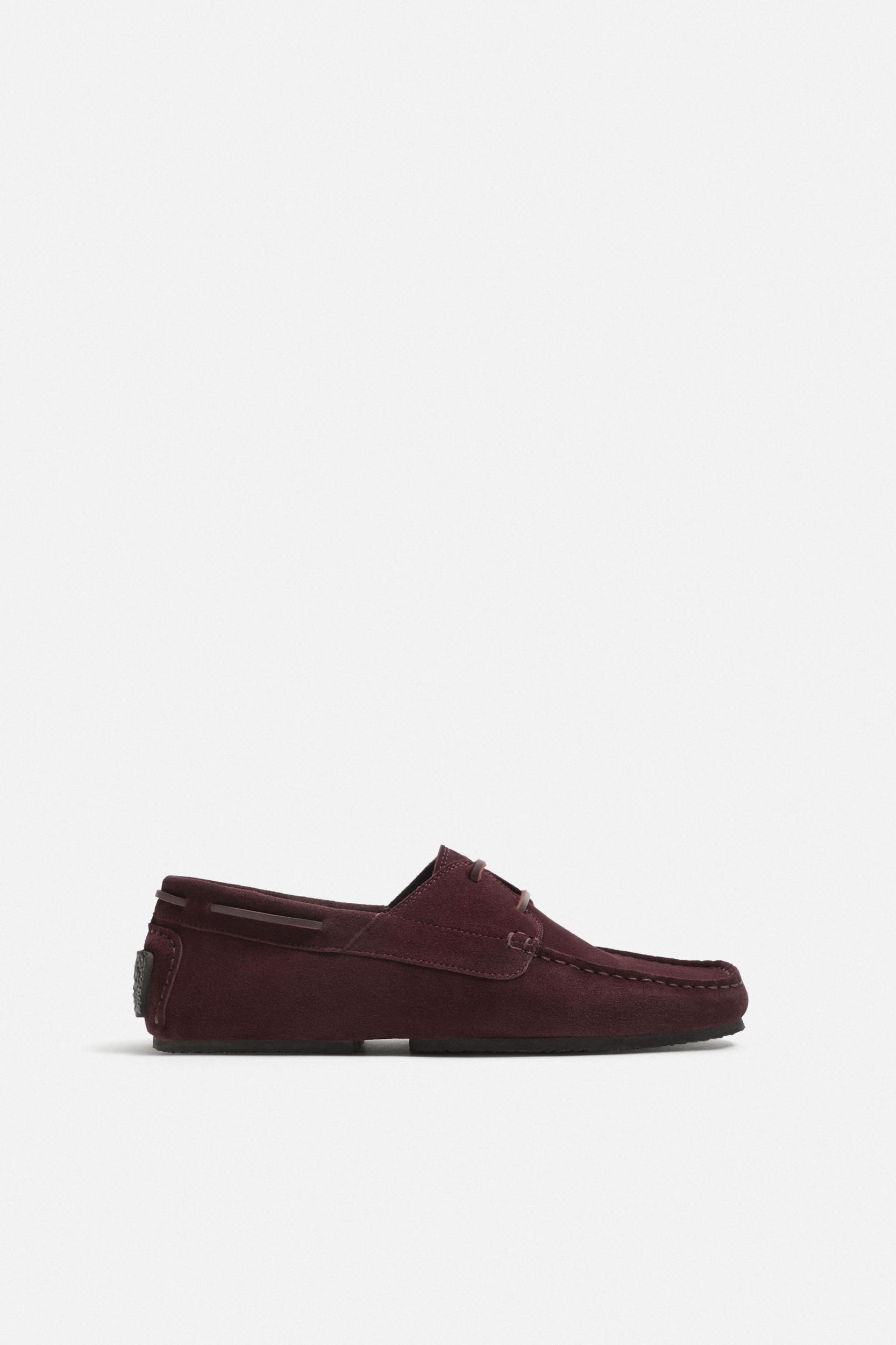 LEATHER BOAT SHOES Product Image