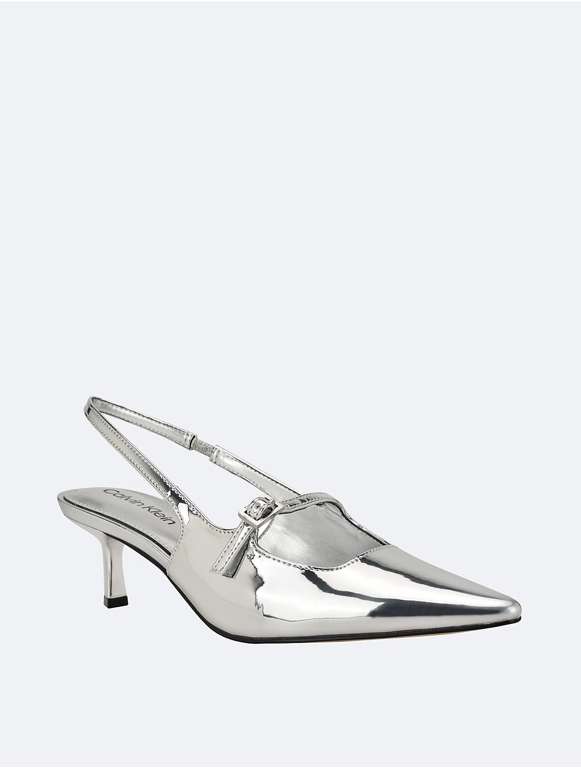 Calvin Klein Womens Womens Kallien Heel - Metallic - 6 Product Image