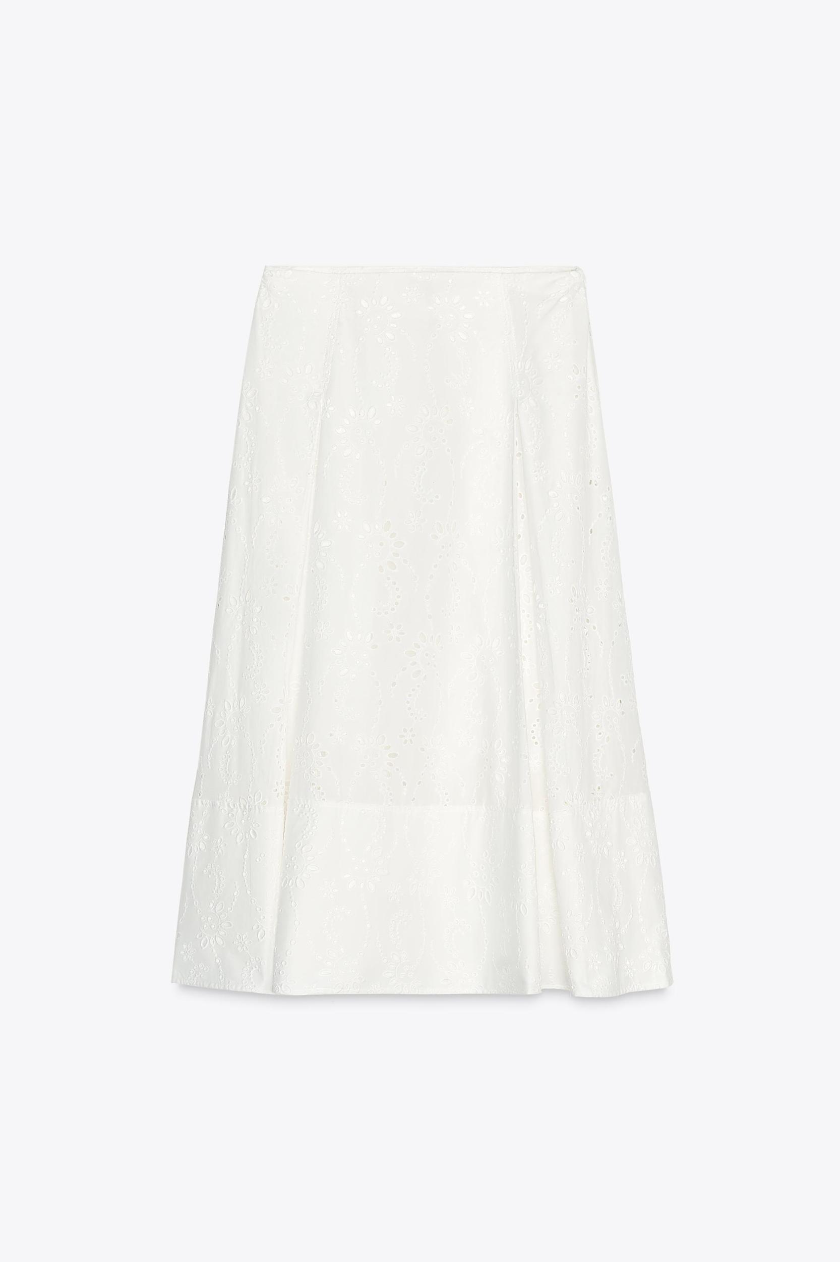 ZW COLLECTION EMBROIDERED CAPE SKIRT Product Image