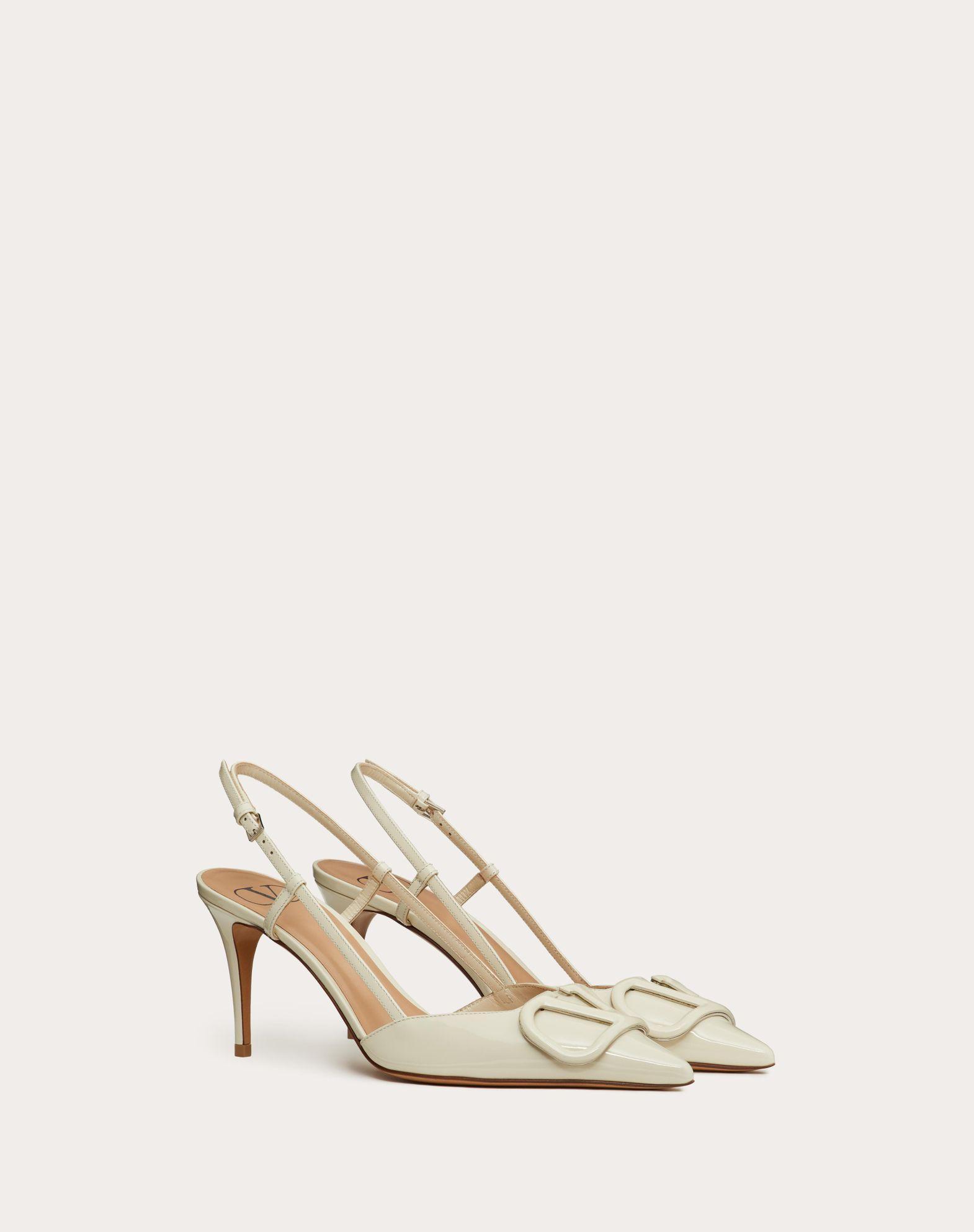 Vlogo Signature Patent Leather Slingback Pump 80Mm / 3.15 In. Product Image