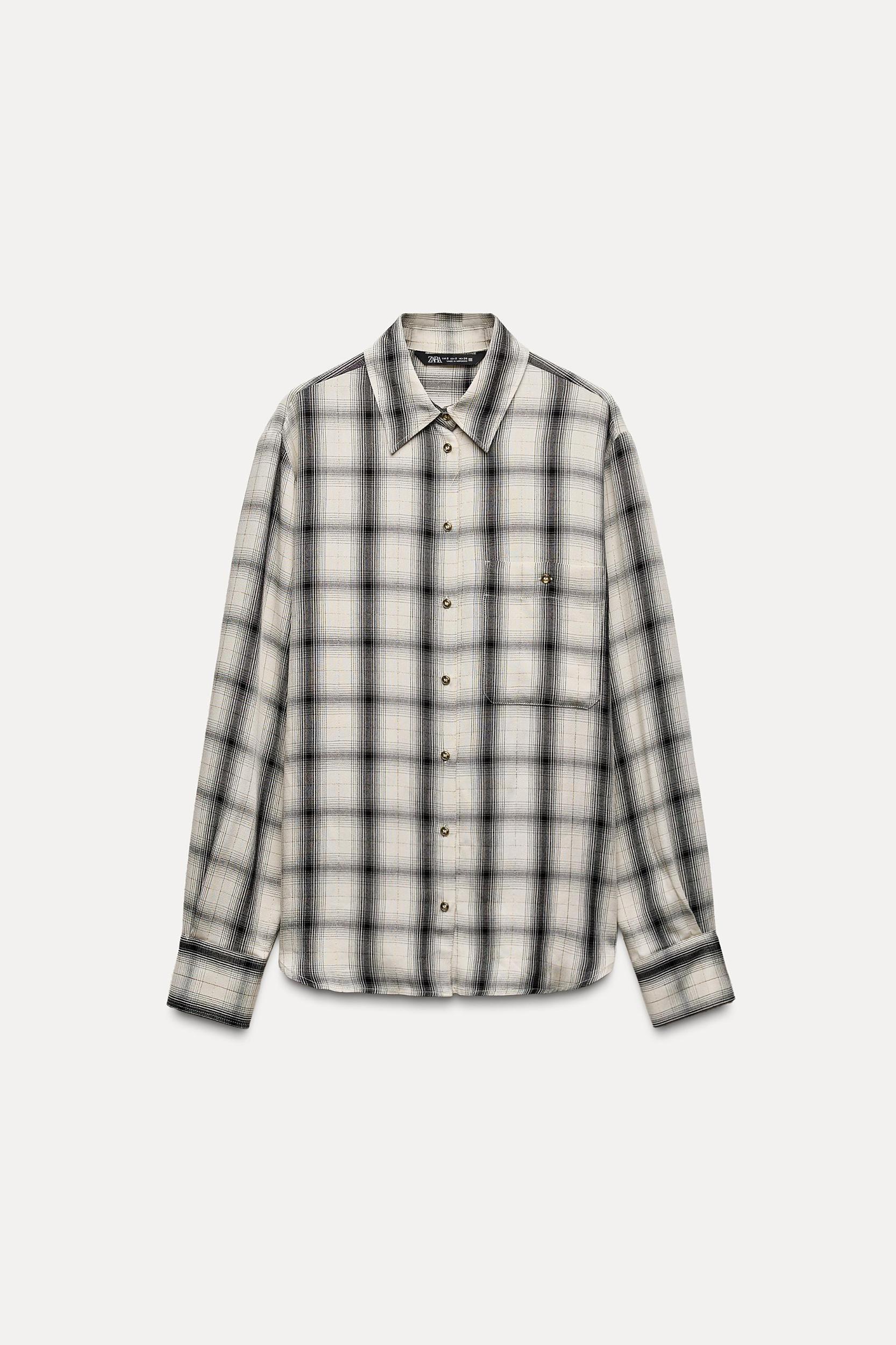 OVERSIZED PLAID SHIRT Product Image