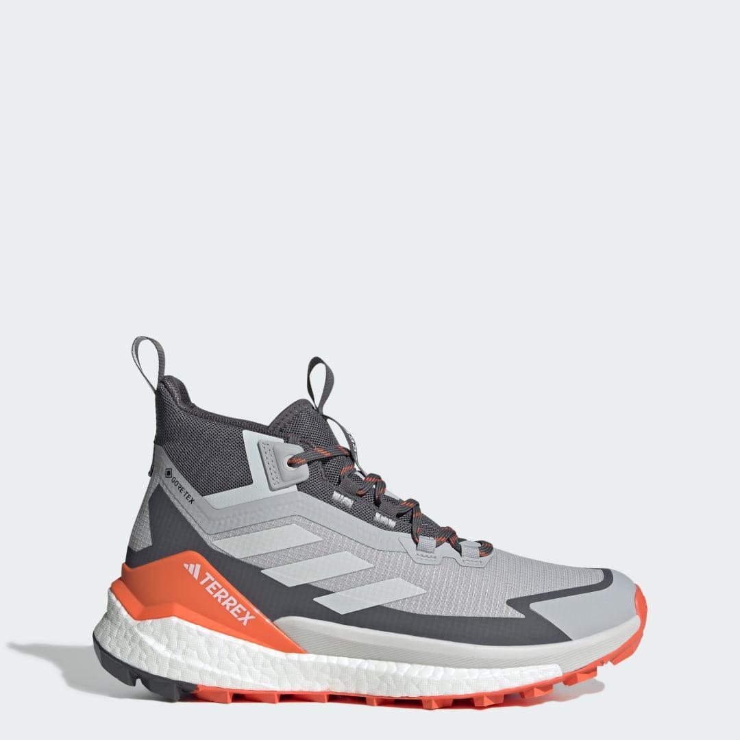 adidas Mens Terrex Free Hiker 2 GORE-TEX Hiking Shoes in Black/Grey Product Image