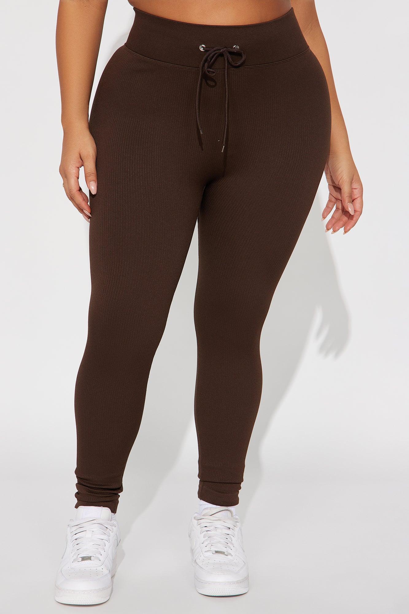 Feel The Burn Active Legging - Chocolate Product Image
