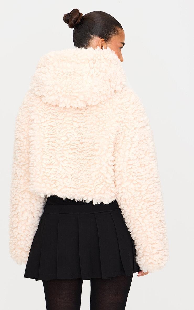Black Woven Dropped Waist Pleated Detail Mini Skirt Product Image