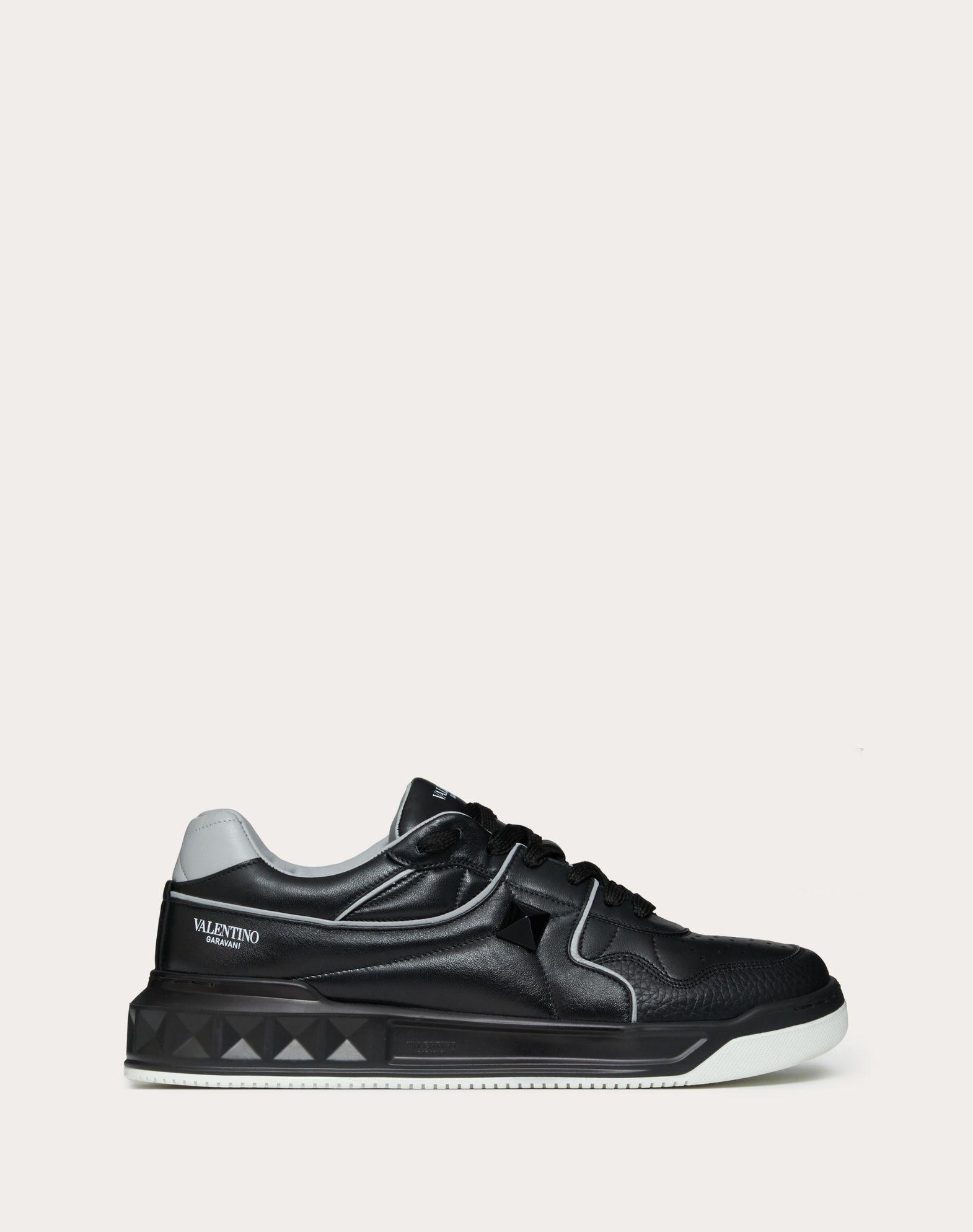 One Stud Low-Top Nappa Sneaker  Product Image