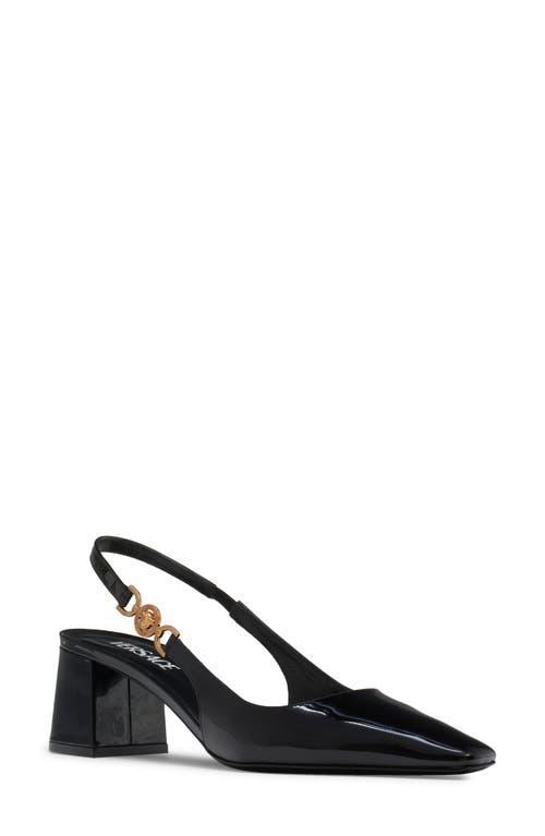 Medusa Patent Slingback Pumps Product Image