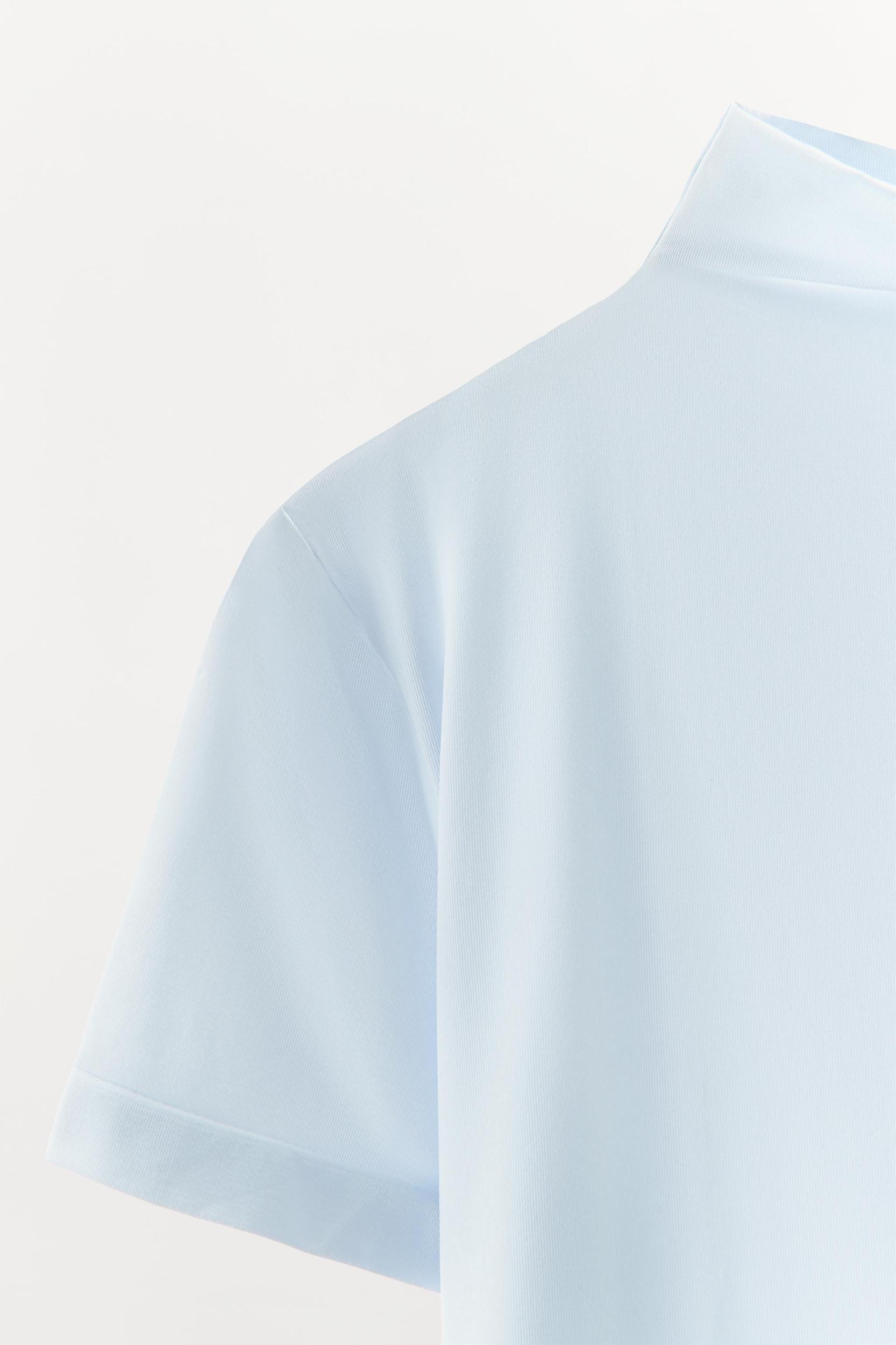 HIGH NECK TOP WITH POLYAMIDE Product Image