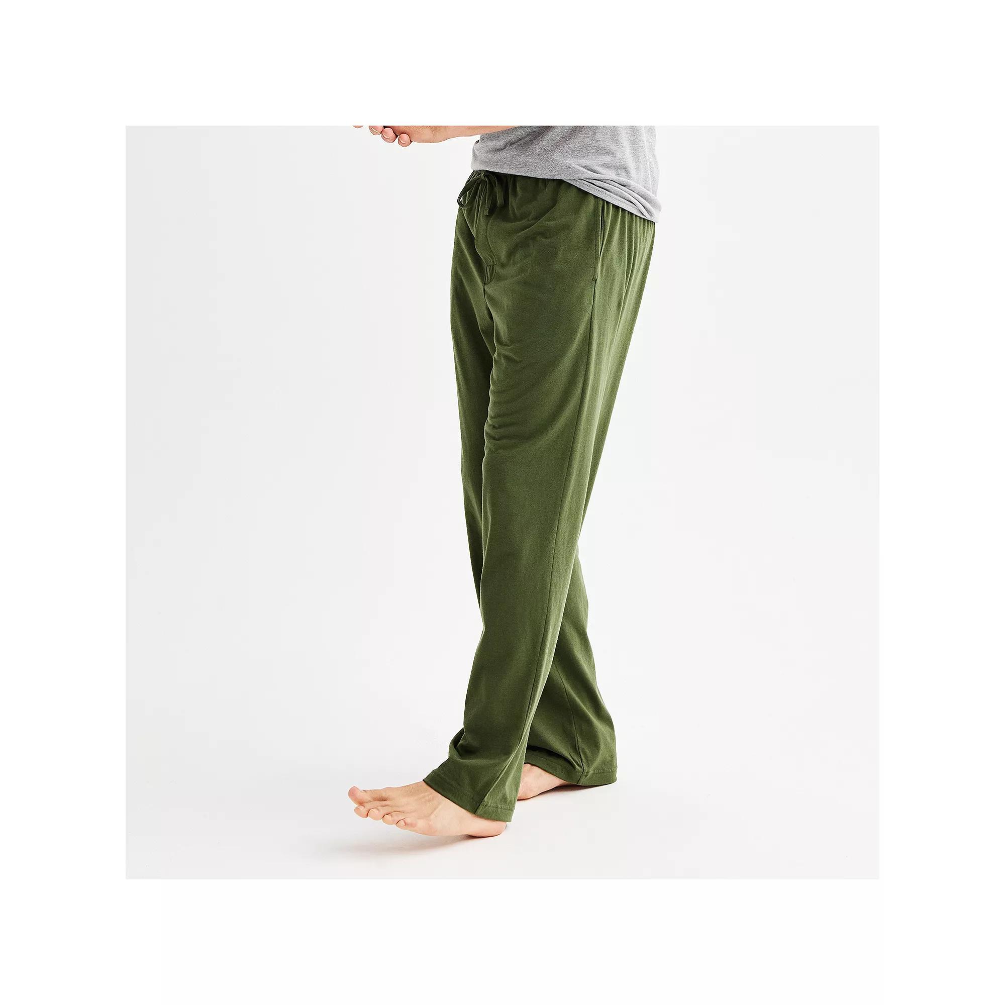 Men's Sonoma Goods For Life® Essential Knit Pajama Pants, Size: Large, Mineral Grey Product Image