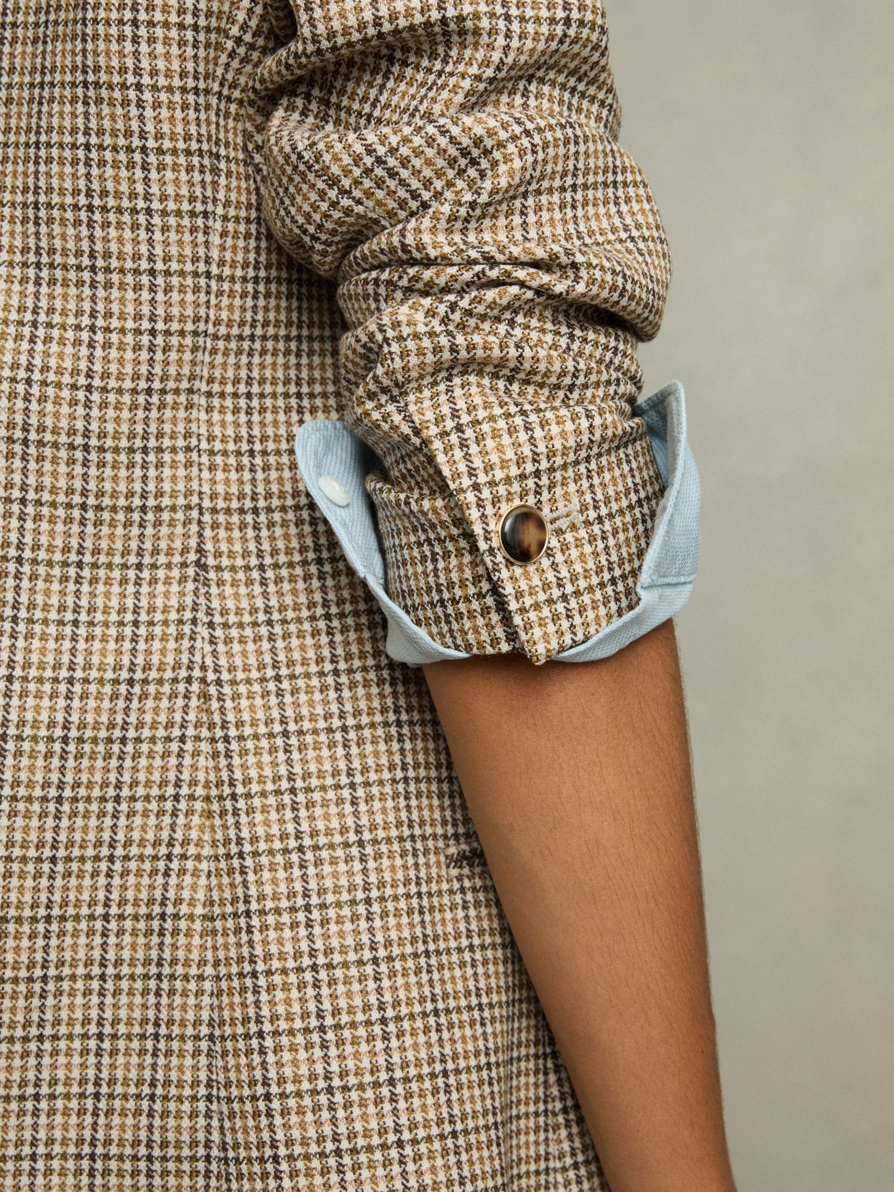Petite Linen Belted Sleeveless Midi Dress in Neutral Product Image